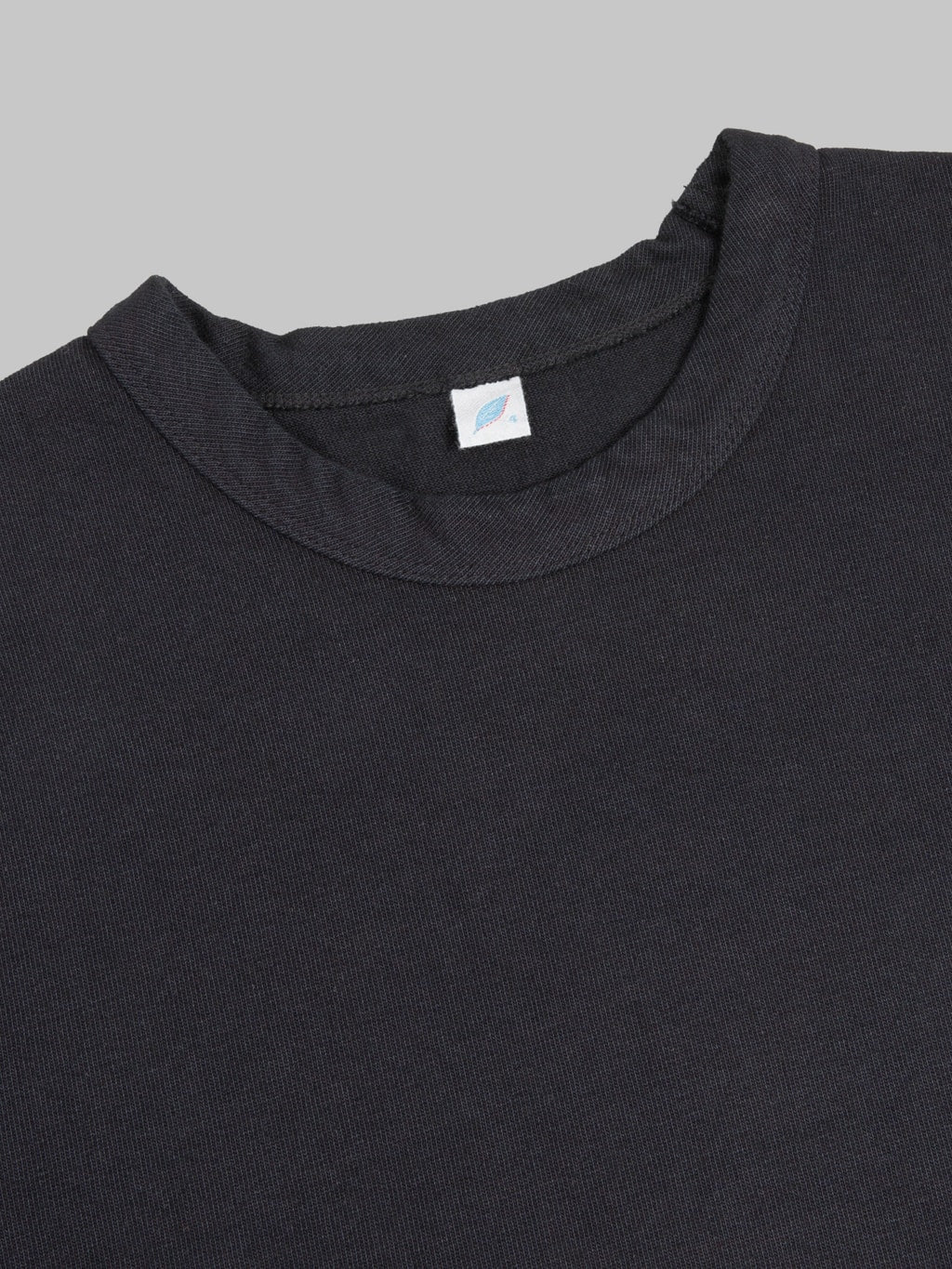 Pure Blue Japan 5412-IDBK 11oz Super Heavyweight Jersey T-Shirt Black Indigo