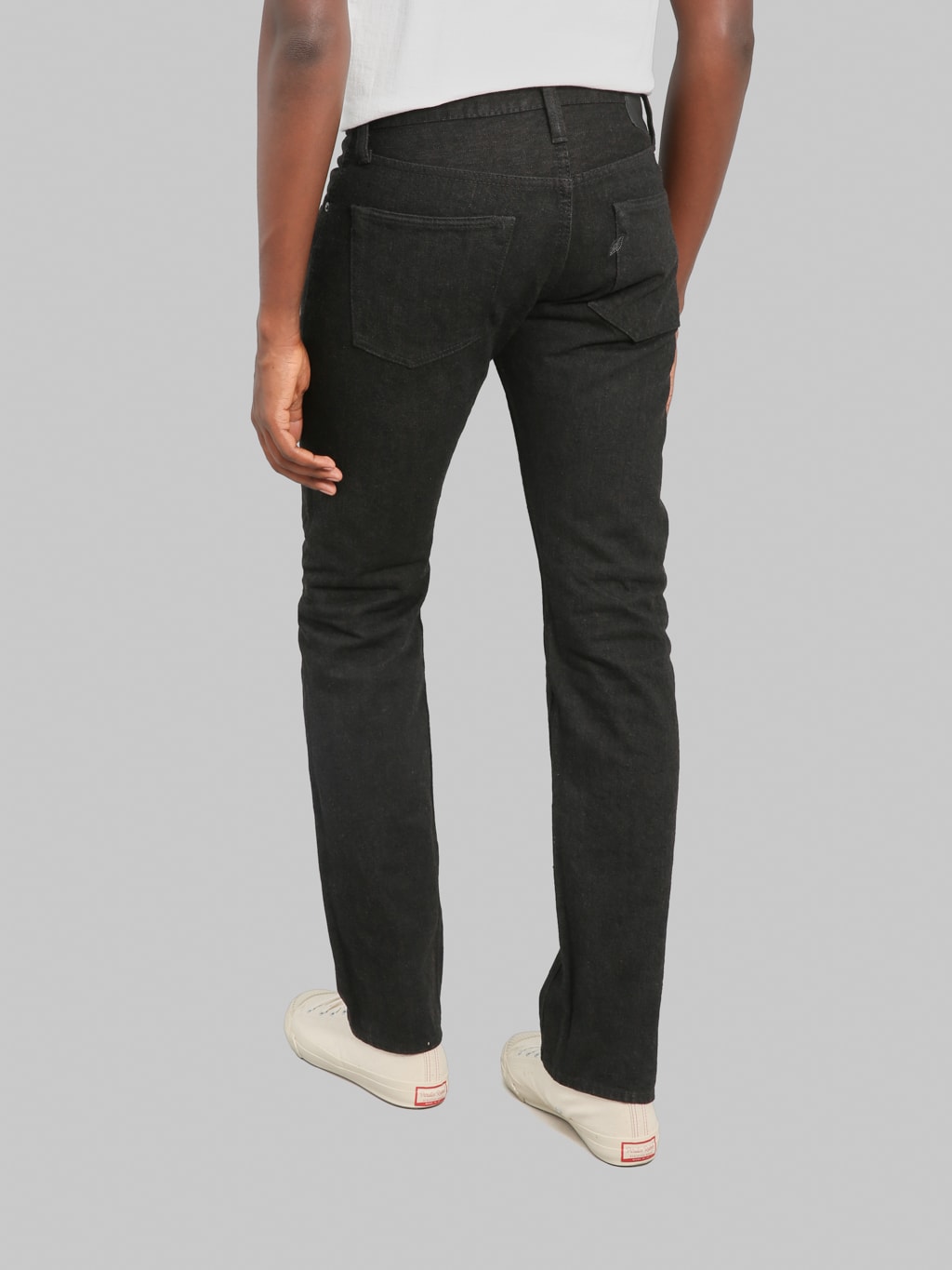 Pure Blue Japan TCD-005-BR 14.5oz "Teacore Black x Brown" Slim Straight Jeans
