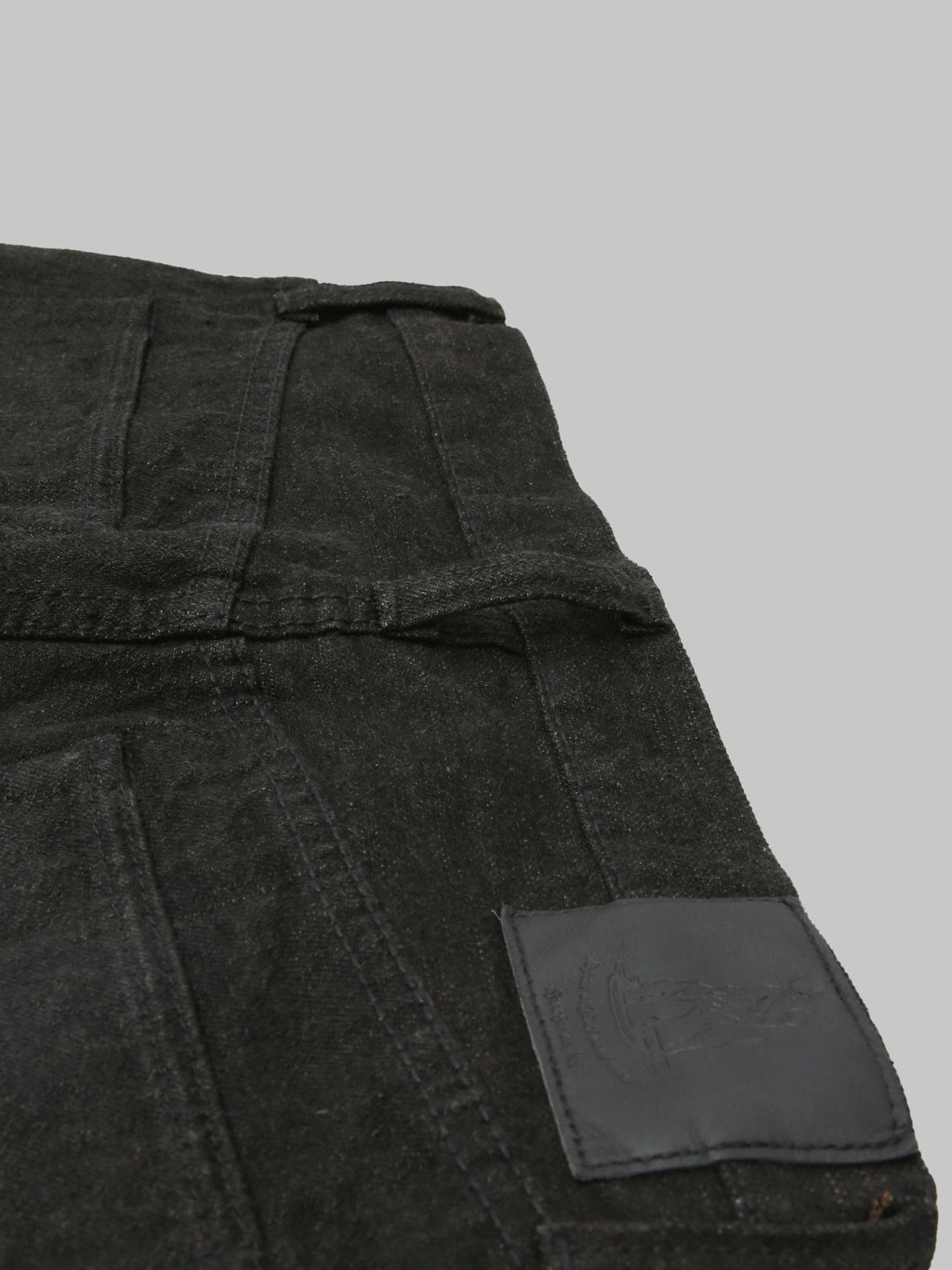 Pure Blue Japan TCD-005-BR 14.5oz "Teacore Black x Brown" Slim Straight Jeans