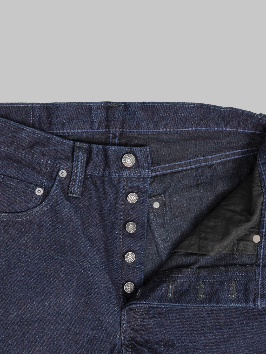 Pure Blue Japan XX-003-IDBK 14oz Indigo x Black Regular Straight Jeans