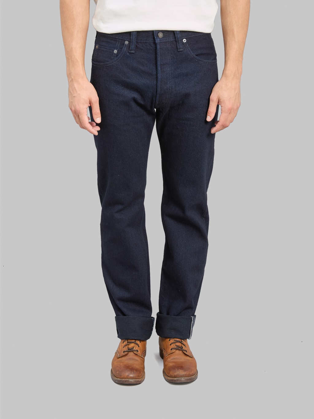 Pure Blue Japan XX-003-IDBK 14oz Indigo x Black Regular Straight Jeans