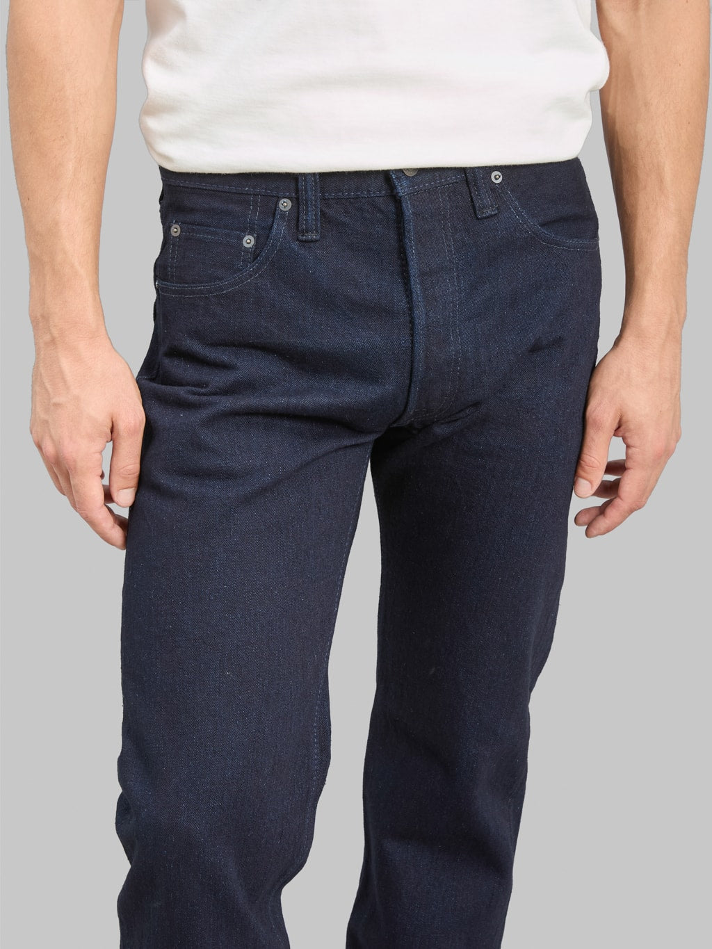 Pure Blue Japan XX-003-IDBK 14oz Indigo x Black Regular Straight Jeans