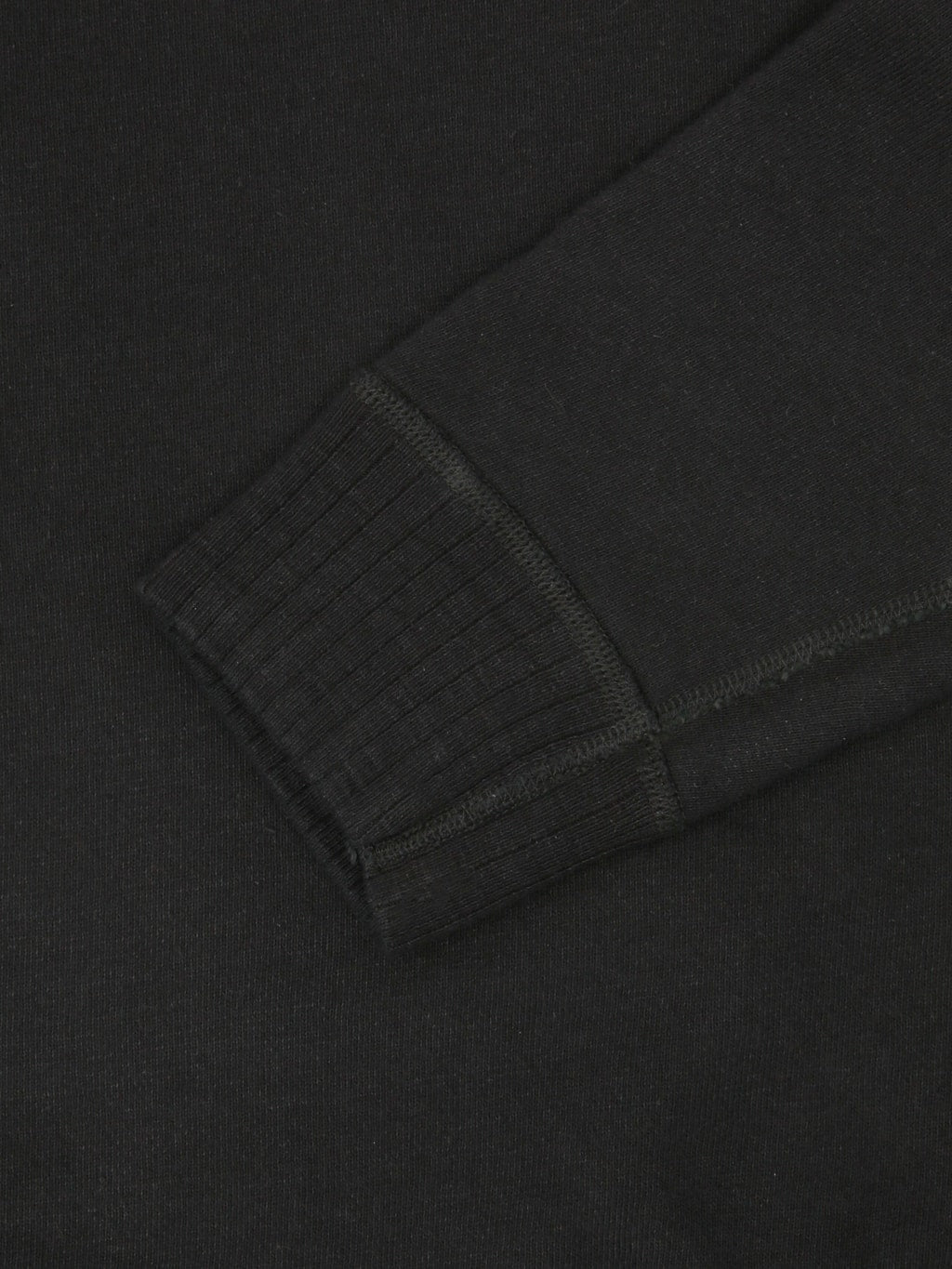Pure Blue Japan 5409 IDBK Yarn Dyed Sweatshirt Indigo Black cotton fabric