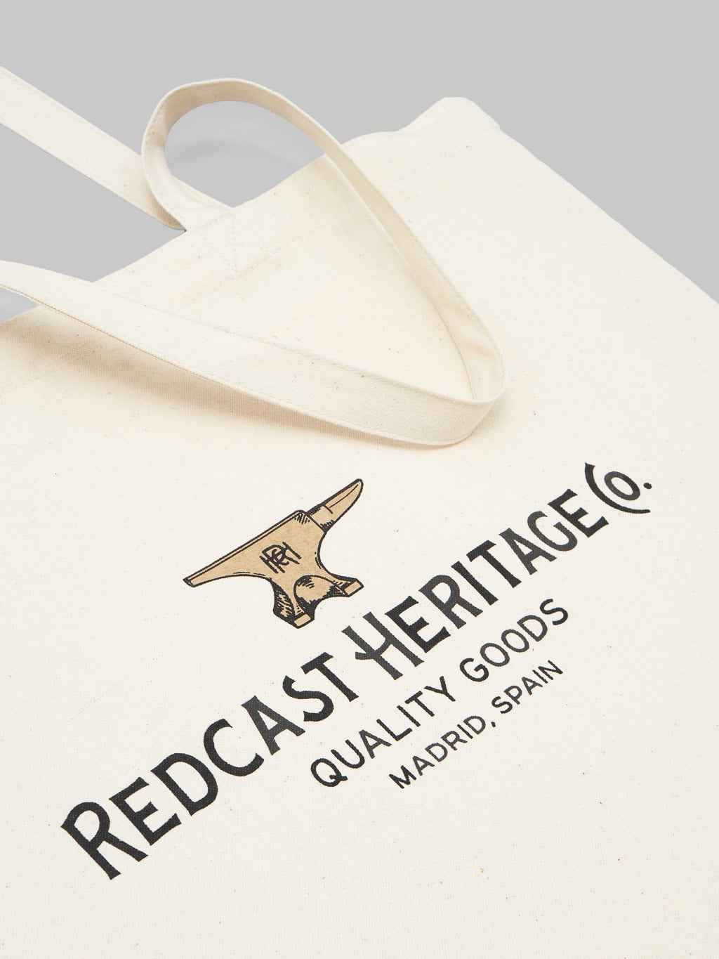 redcast heritage japanese kinari tote bag medium logo