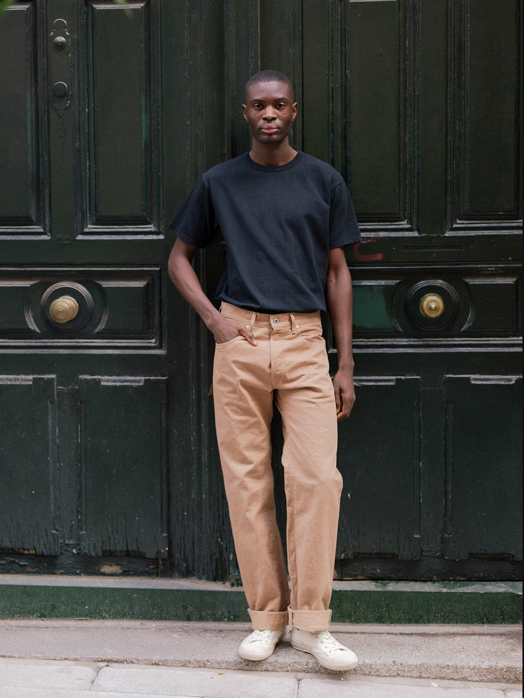 Redcast Heritage "Tsuri-Ami" Loopwheel Heavy T-Shirt Black (2 Pack)