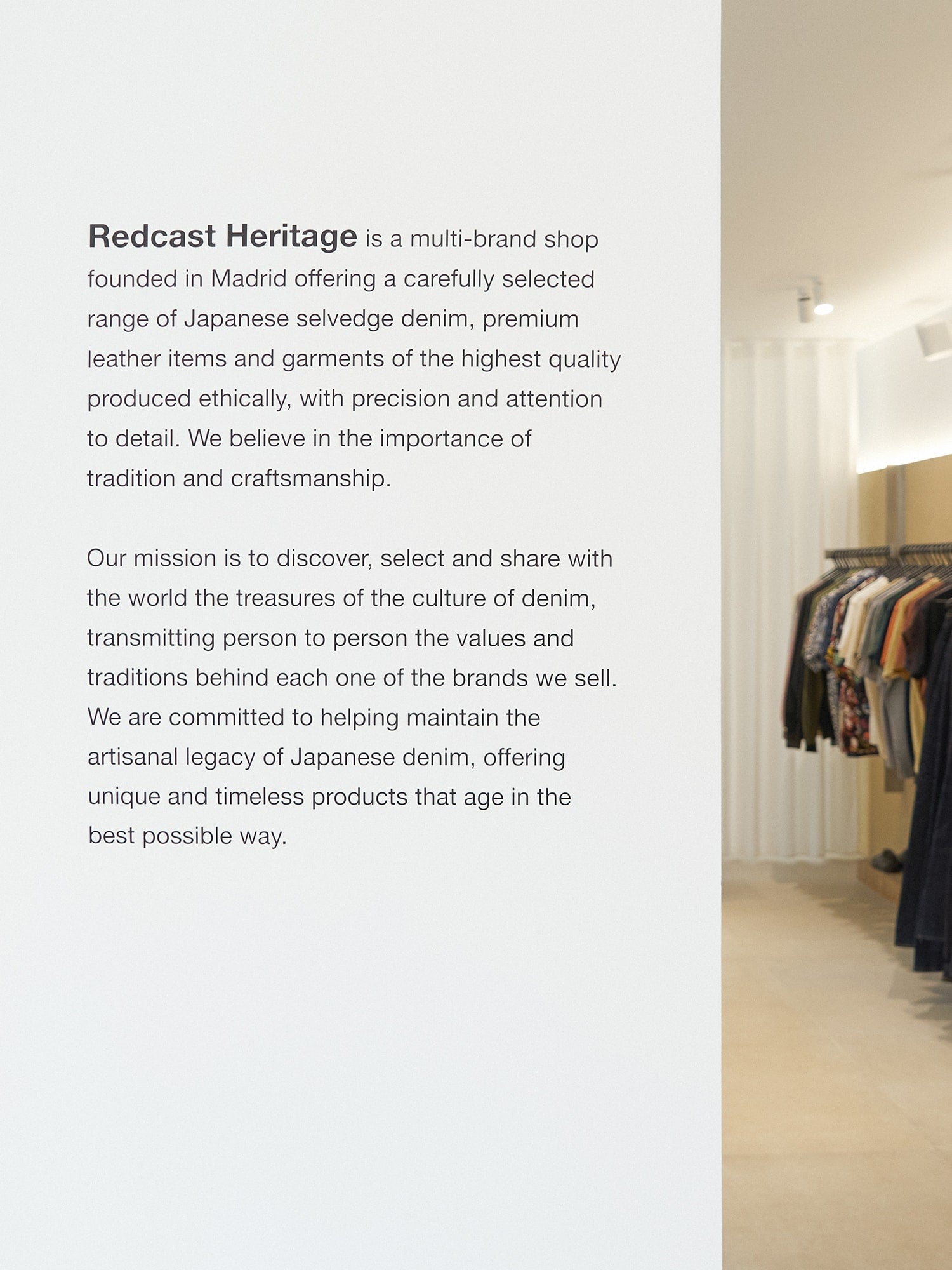 redcast heritage store madrid