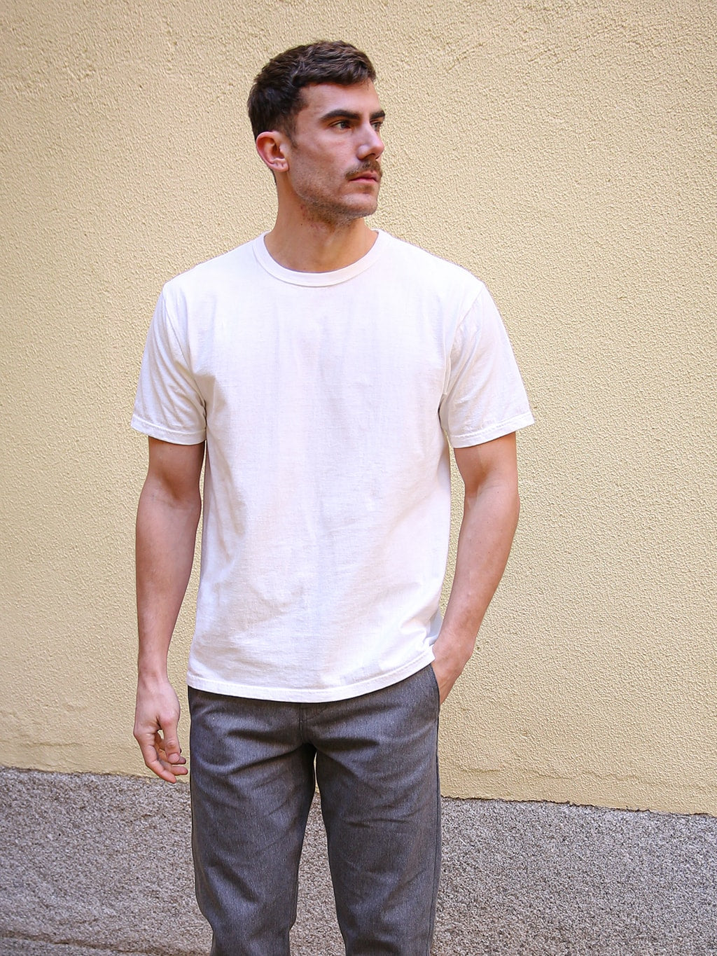 Redcast Heritage "Tsuri-Ami" Loopwheel Heavy T-Shirt White (2 Pack)