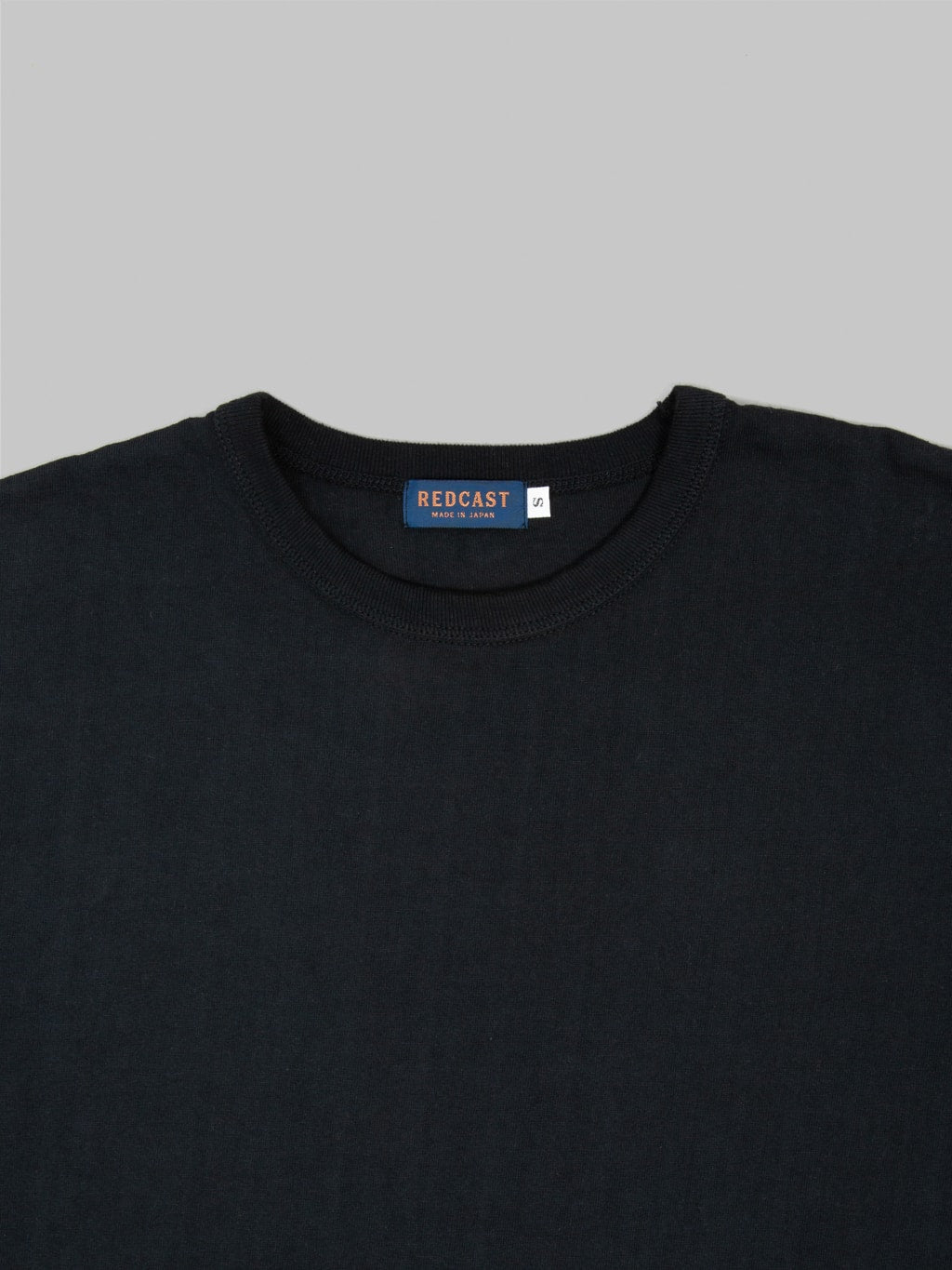 redcast heritage tsuri ami loopwheel heavy tshirt black 2pack triple stitched collar