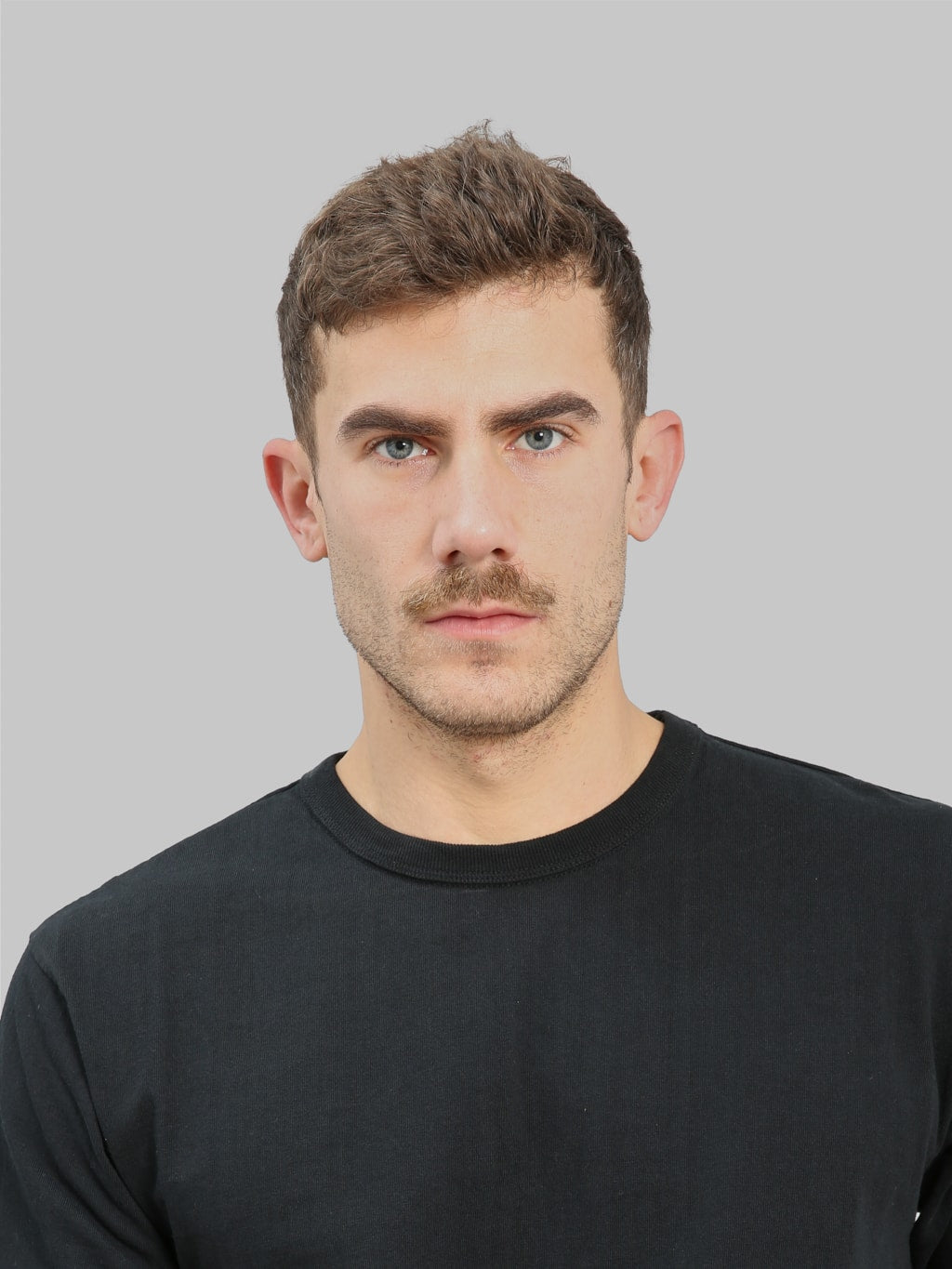 redcast heritage tsuri ami loopwheel heavy tshirt black 2pack chest