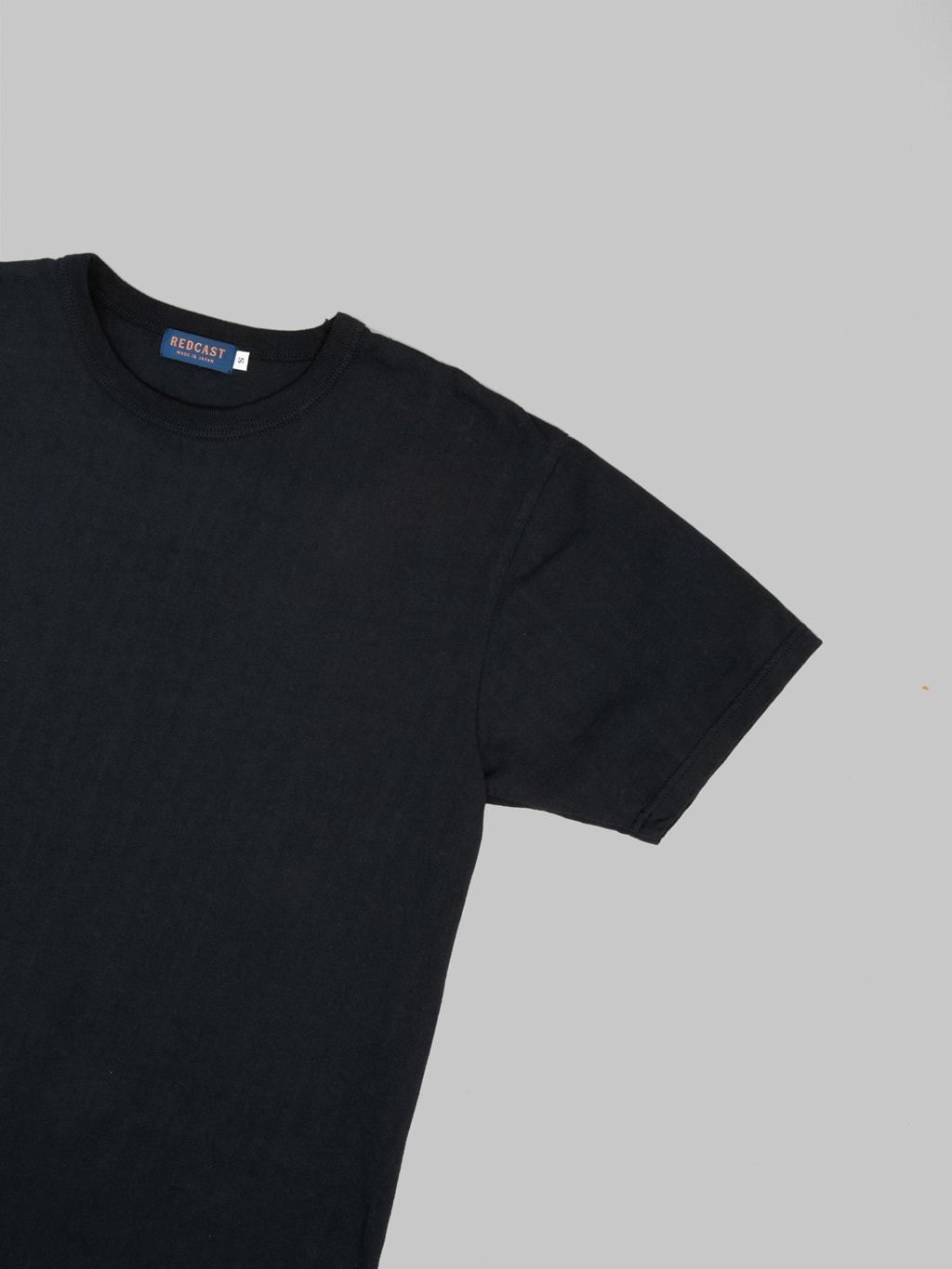 redcast heritage tsuri ami loopwheel heavy tshirt black 2pack sleeve