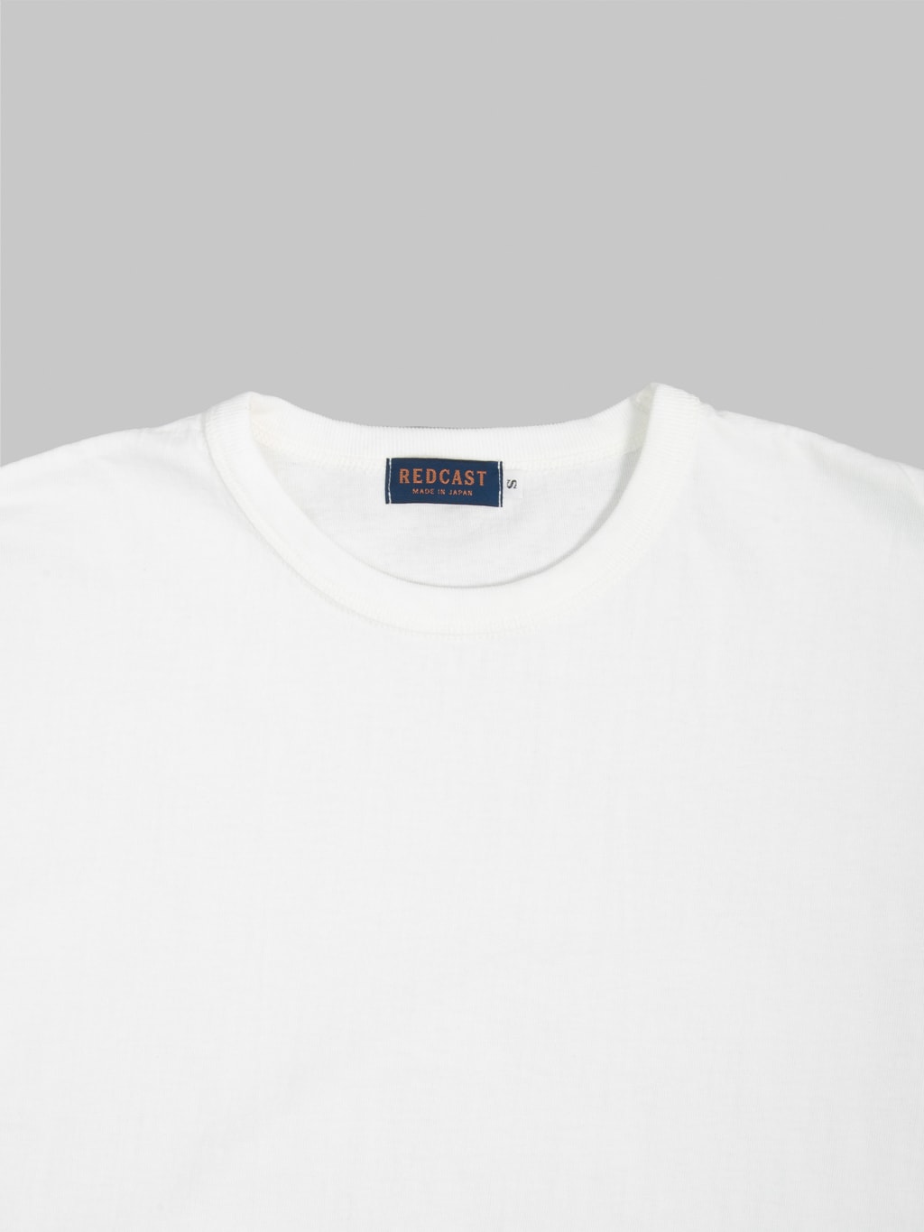 redcast heritage tsuri ami loopwheel heavy tshirt white 2pack staple cotton