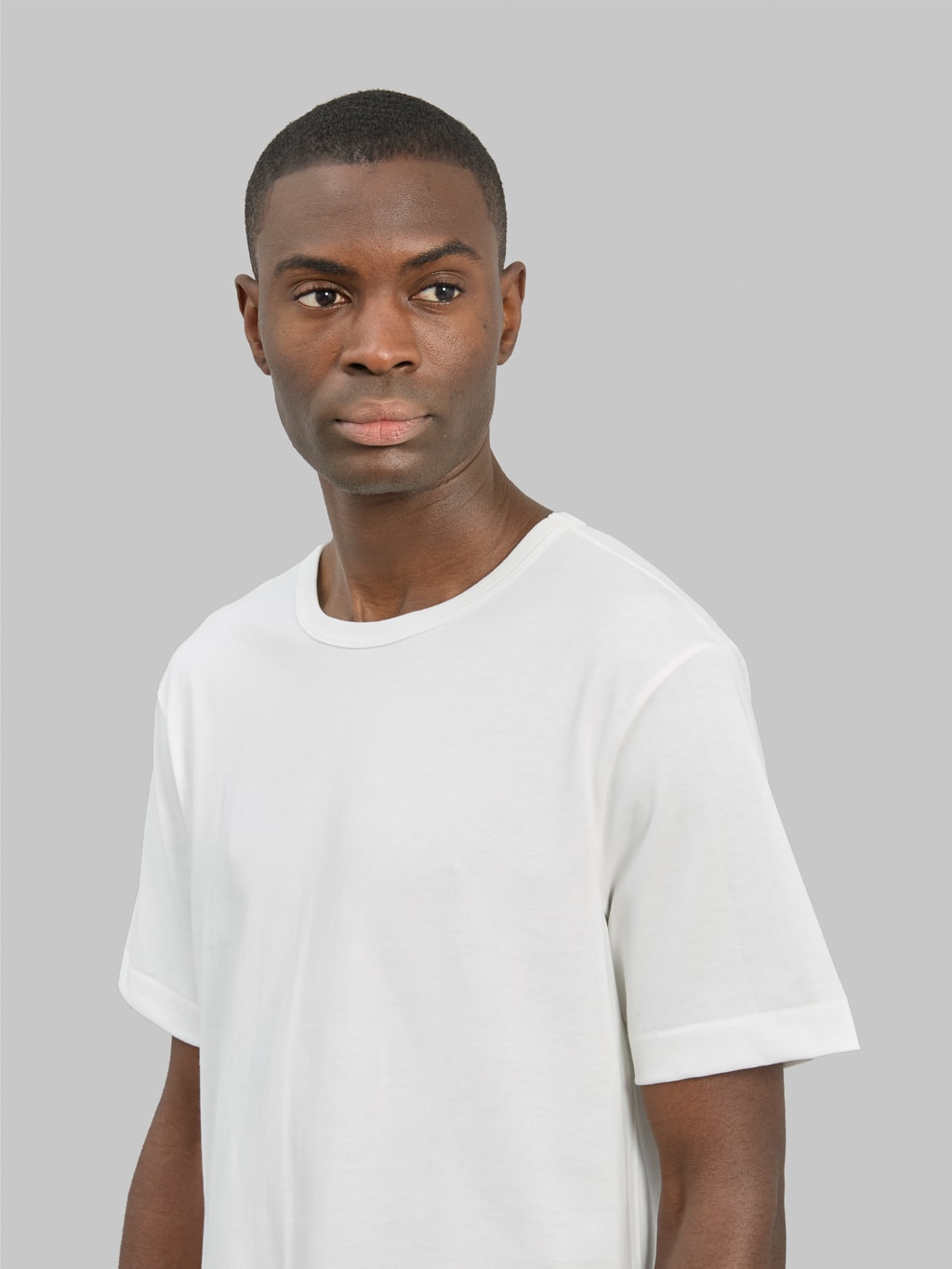 redcast heritage tsuri ami loopwheel heavy tshirt white 2pack chest