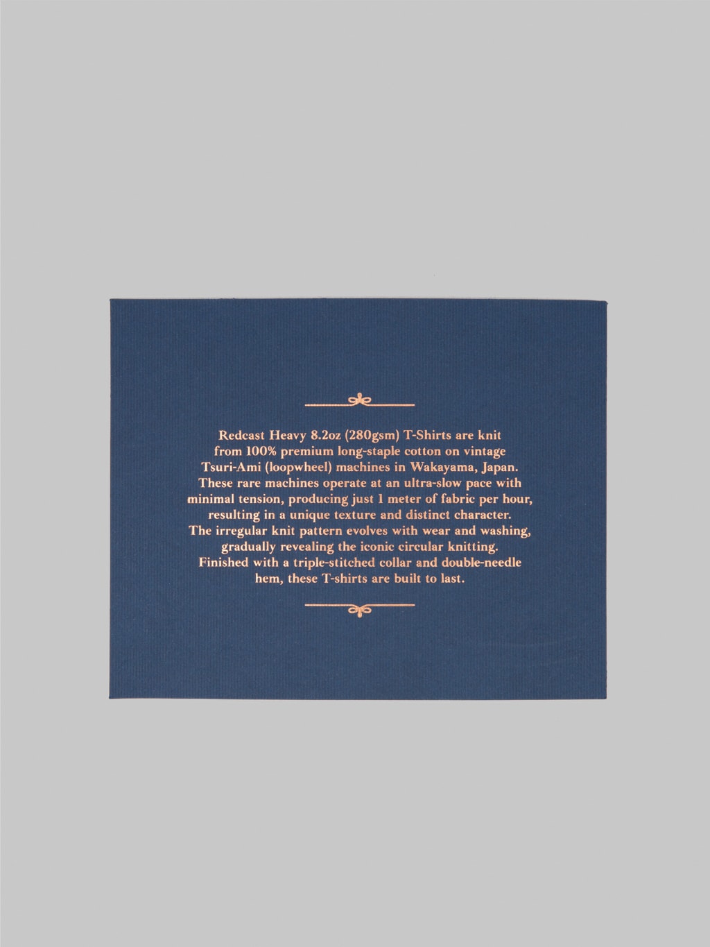 redcast heritage tsuri ami loopwheel heavy tshirt white 2pack one wash