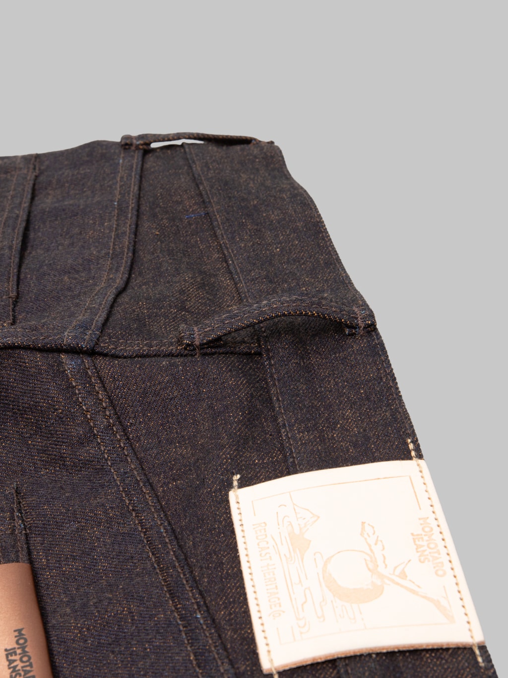 Redcast Heritage x Momotaro Jeans "Wabi-Sabi" 15.7oz Kakishibu Denim #100 Straight Jeans - Redcast Heritage Co.