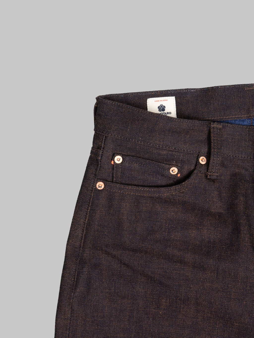 Redcast Heritage x Momotaro Jeans "Wabi-Sabi" 15.7oz Kakishibu Denim #100 Straight Jeans - Redcast Heritage Co.