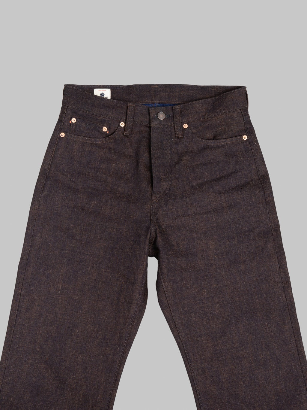 Redcast Heritage x Momotaro Jeans "Wabi-Sabi" 15.7oz Kakishibu Denim #100 Straight Jeans - Redcast Heritage Co.
