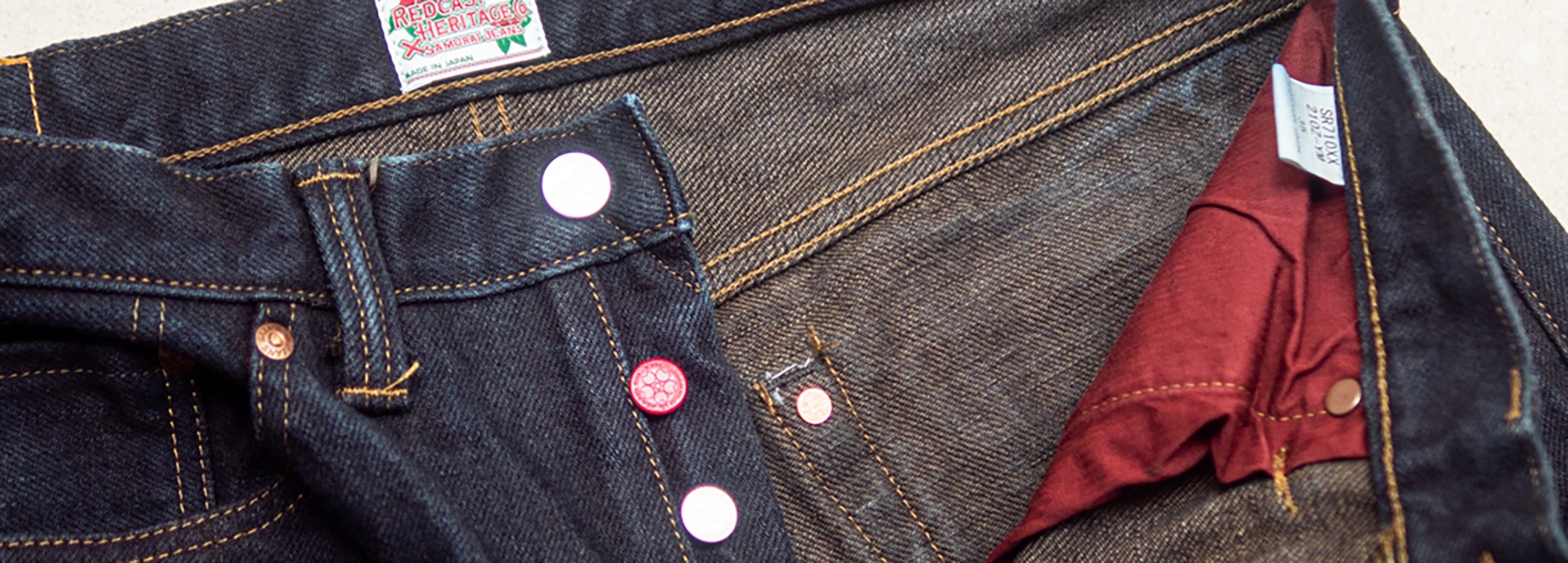 Redcast x Samurai Jeans selvedge jeans collaboration