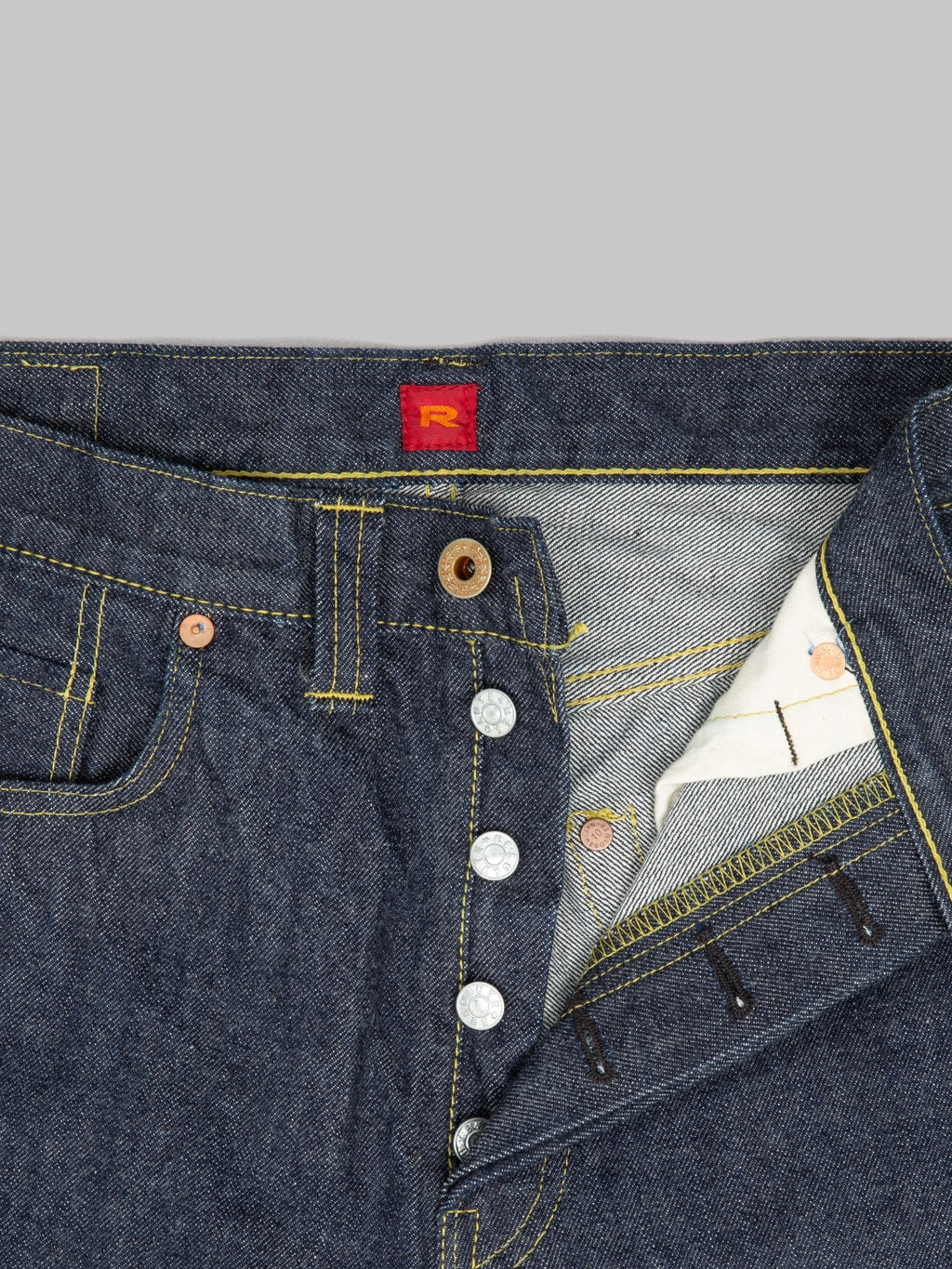 Resolute 714 WW2 Model Regular Straight Jeans donut button