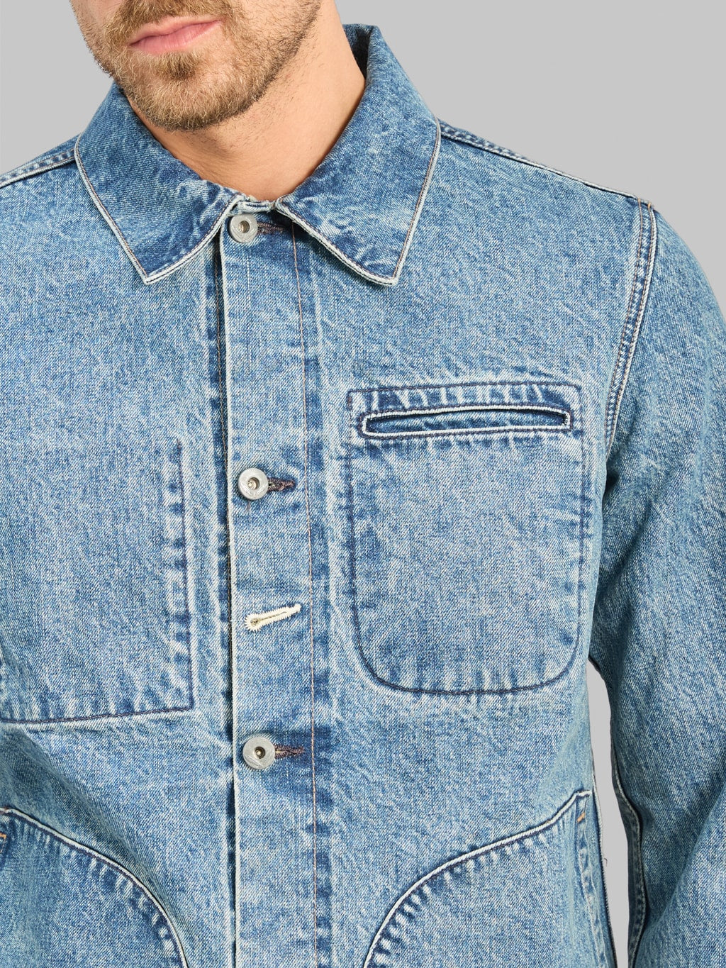 Rogue Territory Supply Jacket River Wash Indigo