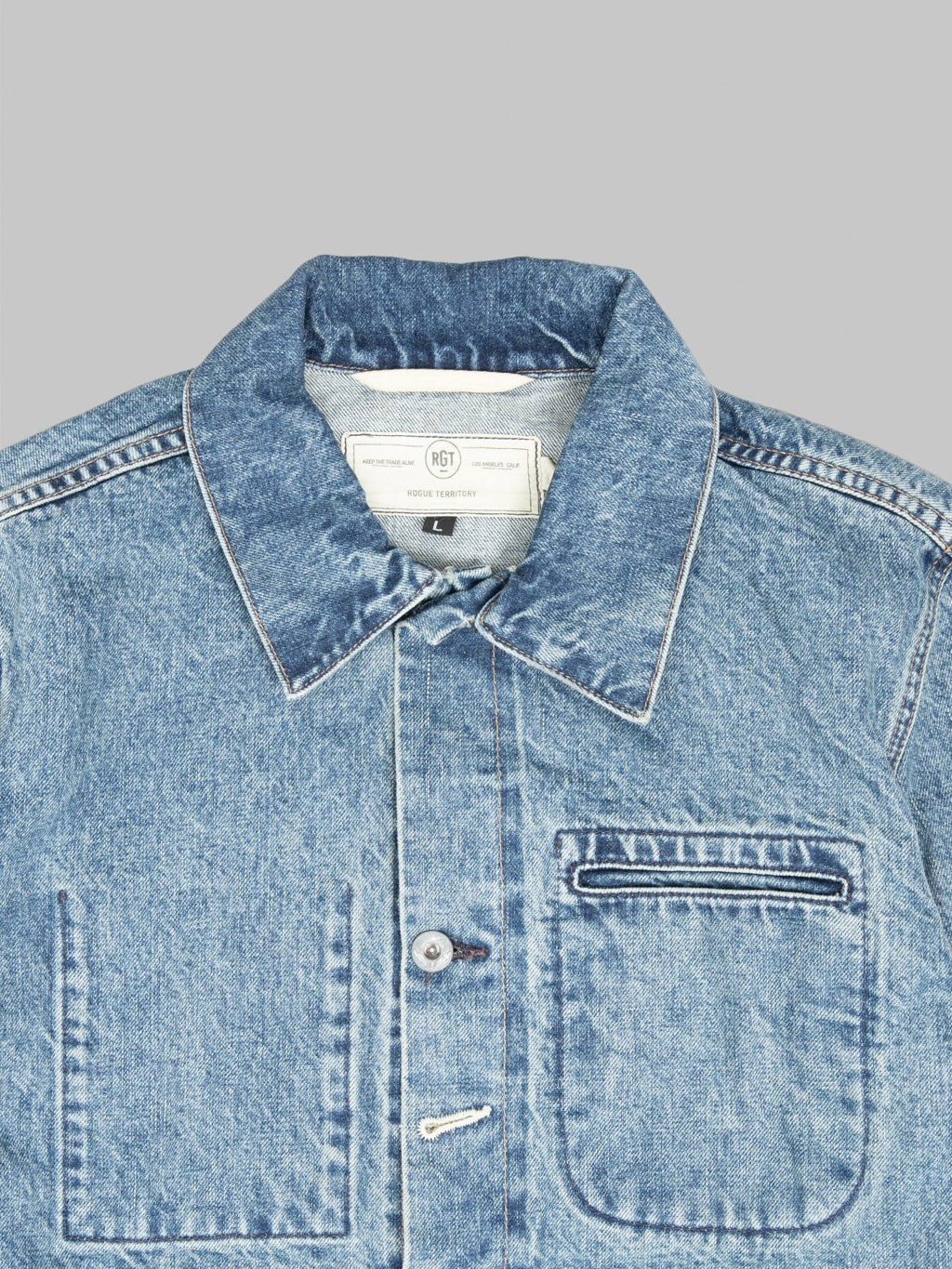 Rogue Territory Supply Jacket River Wash Indigo