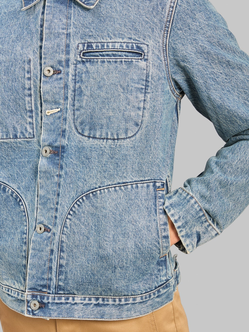 Rogue Territory Supply Jacket River Wash Indigo