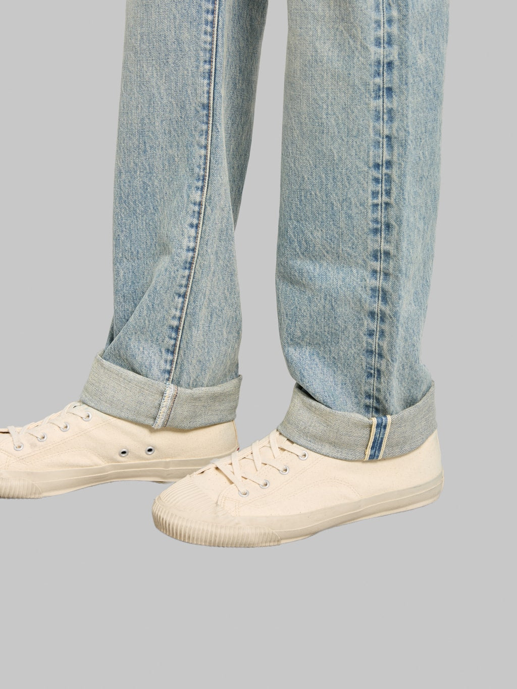 Rogue Territory 15oz Indigo Strider River Wash Jeans hem