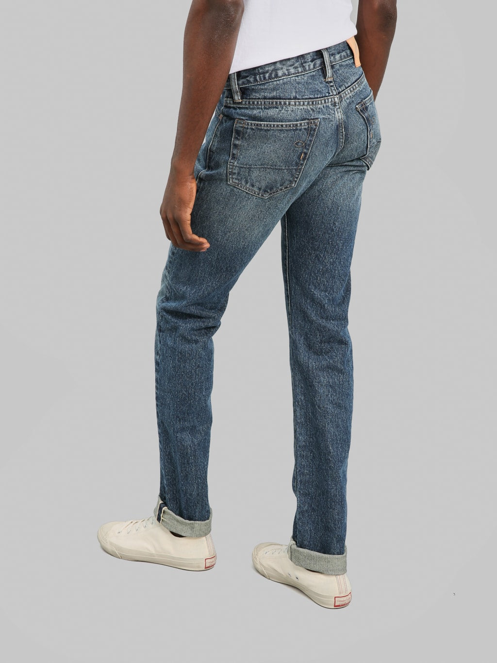 Rogue Territory 15oz Indigo Stanton Vintage Wash Jeans back fit