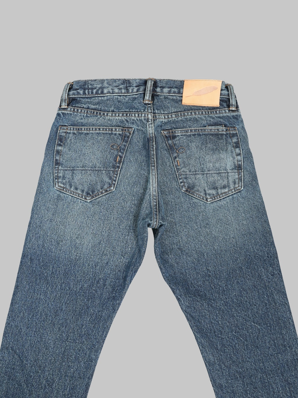 Rogue Territory 15oz Indigo Stanton Vintage Wash Jeans back pockets
