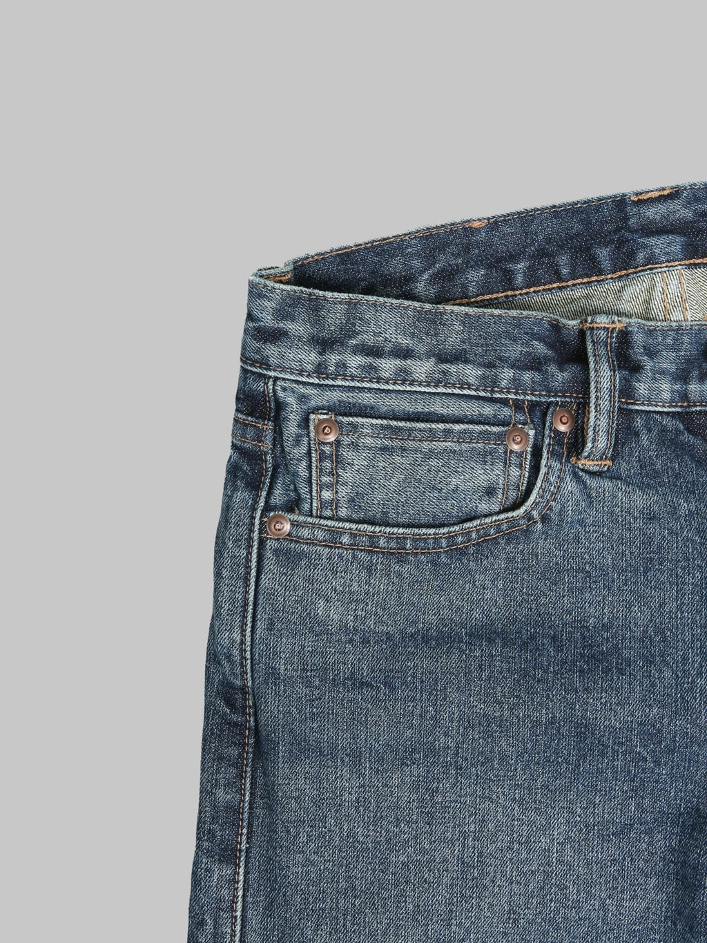 Rogue Territory 15oz Indigo Stanton Vintage Wash Jeans coin pocket