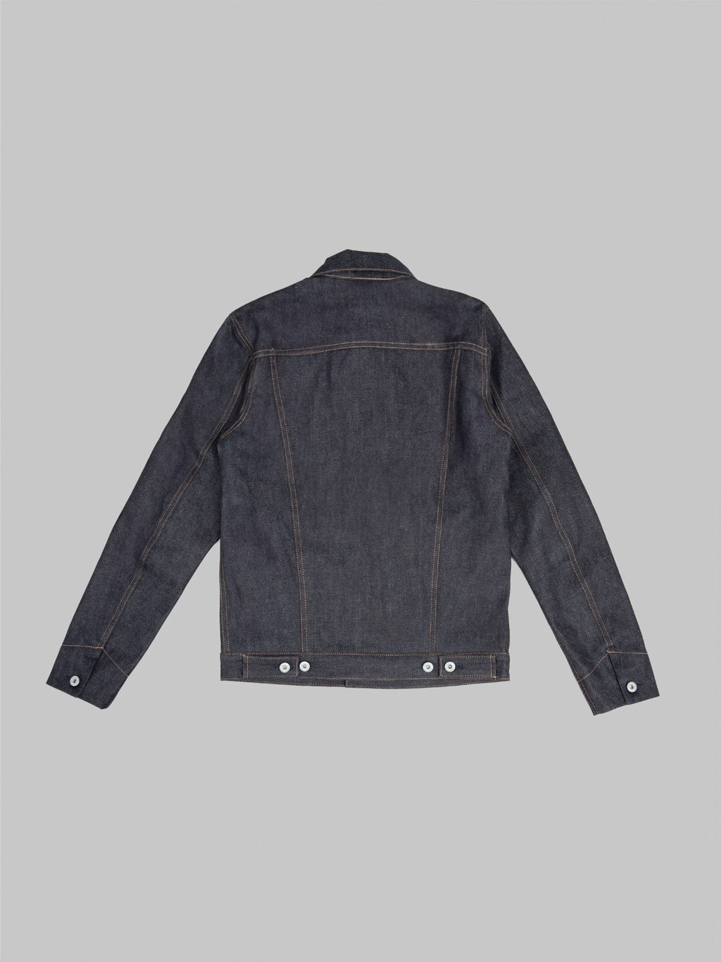 rogue territory 15oz lined indigo supply jacket selvedge denim back