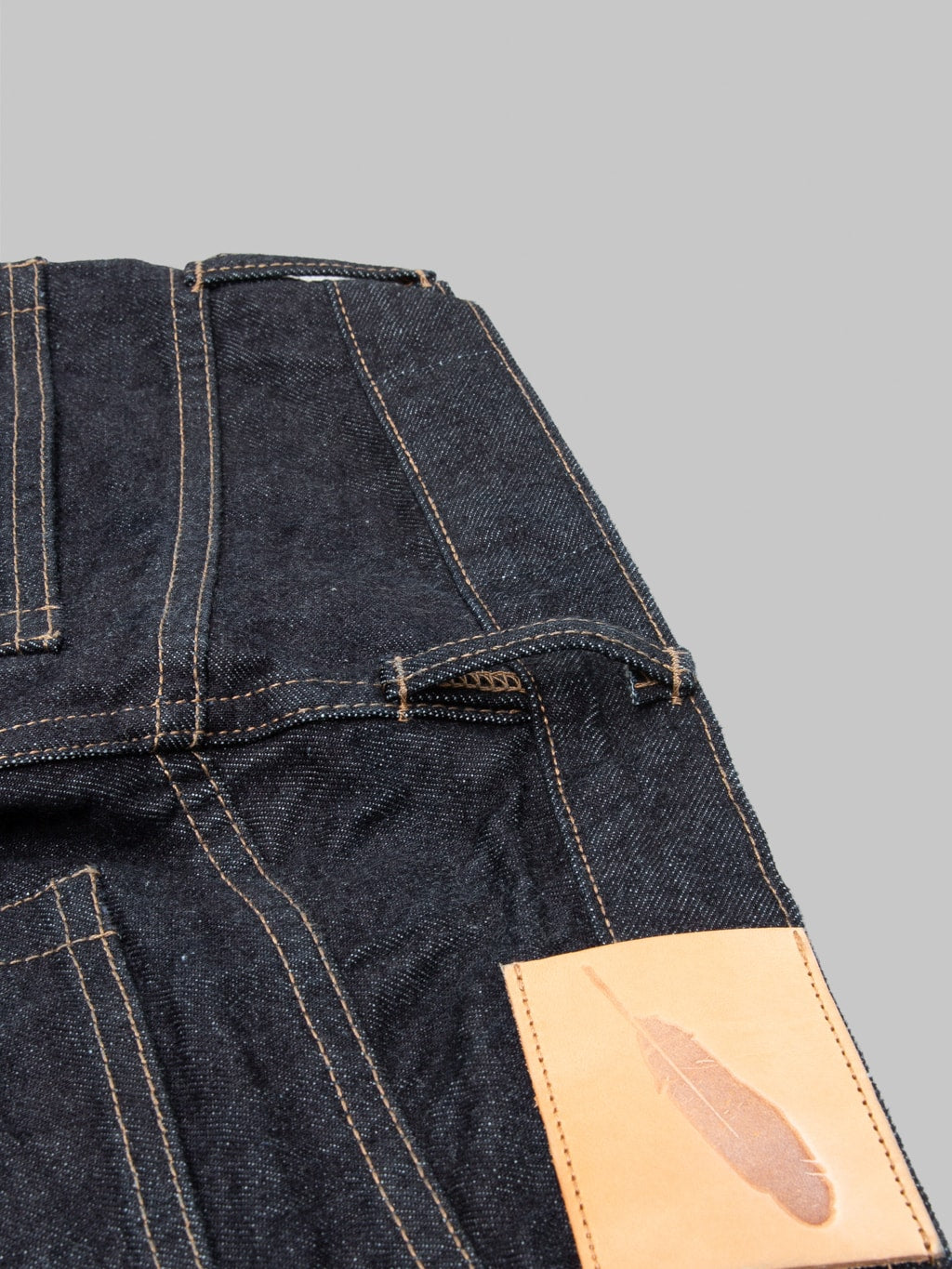 Rogue Territory 15oz Strider Rinsed Indigo Jeans belt loop