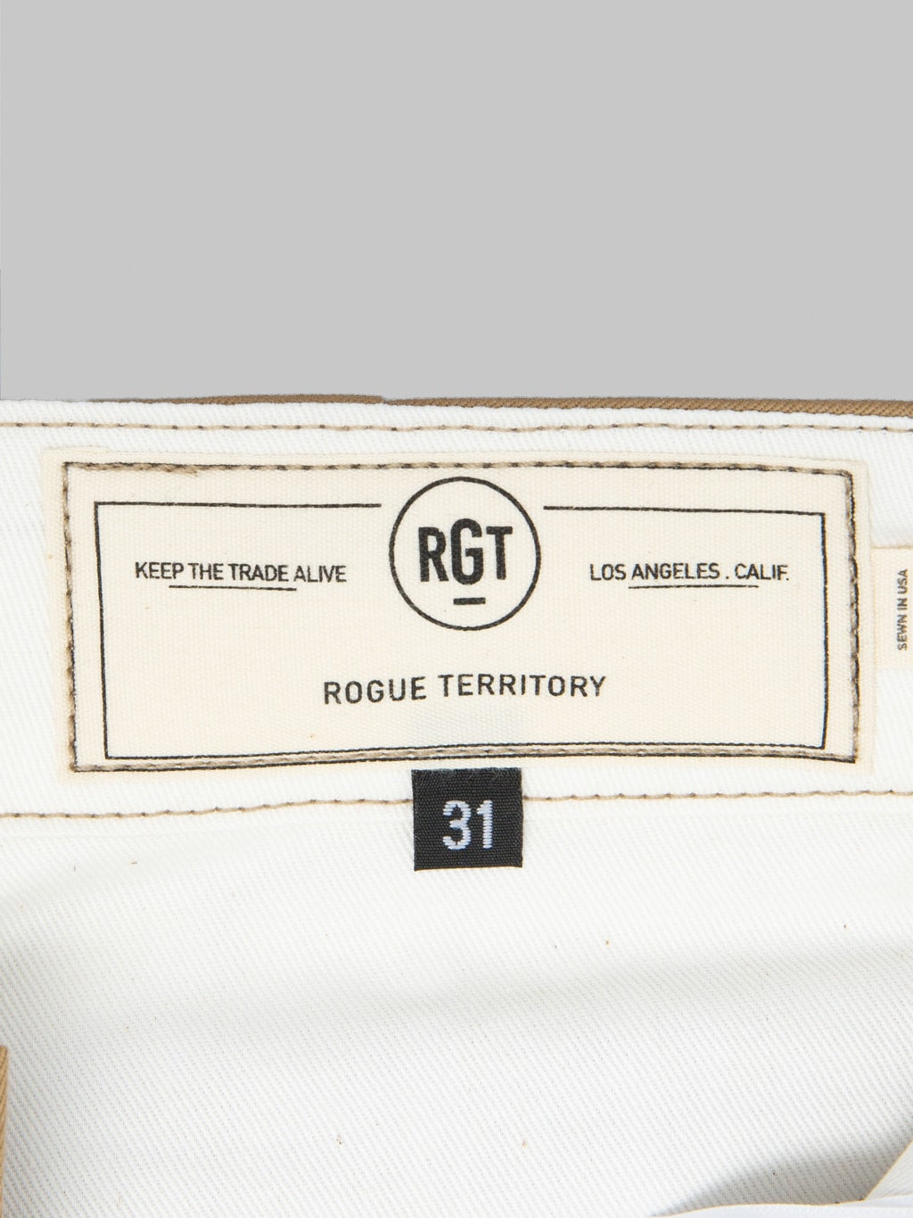 Rogue Territory Infantry Shorts 9oz Bronze Selvedge