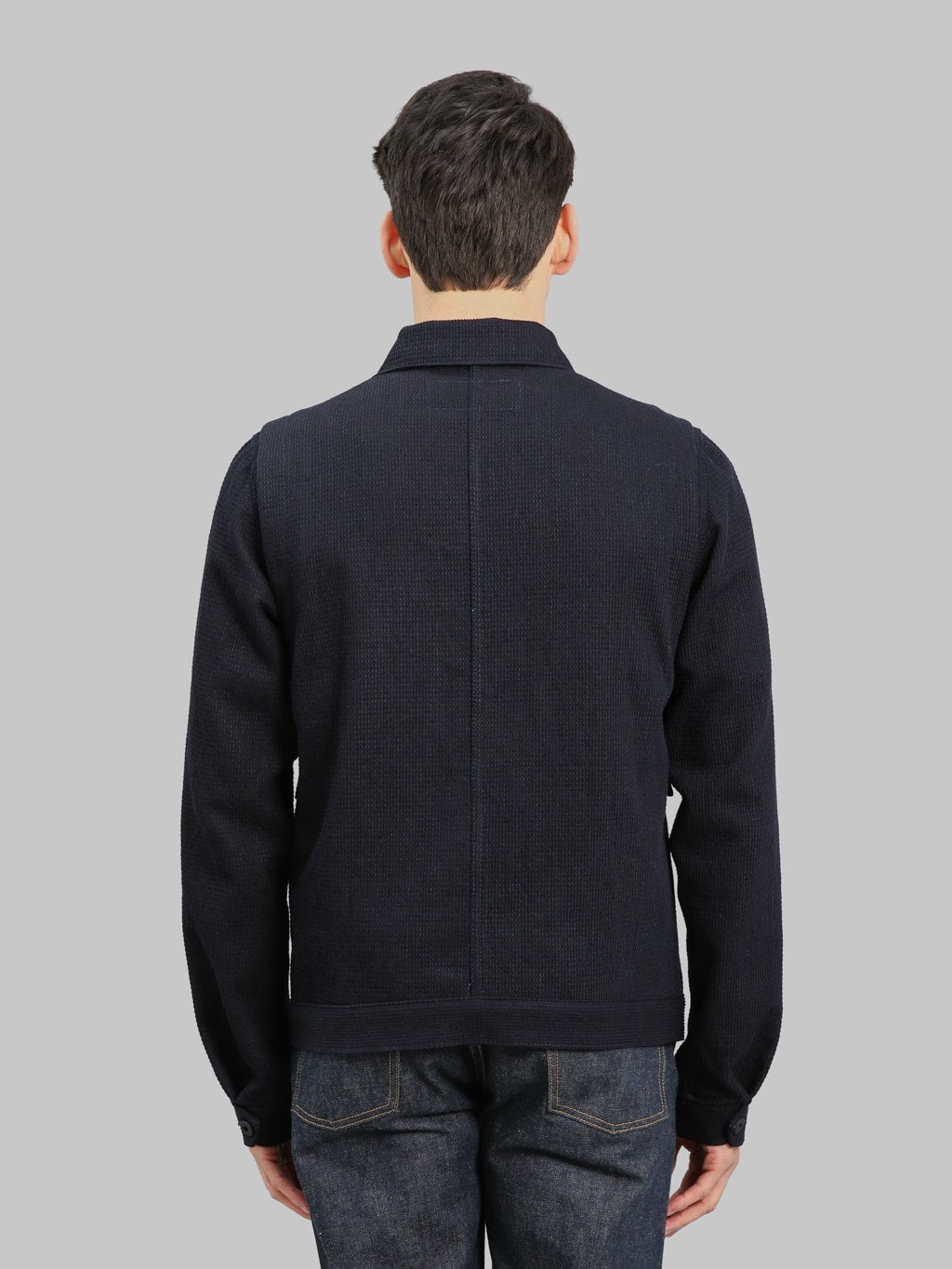 Rogue Territory Sashiko Waffle Indigo Ranger Jacket - Redcast Heritage Co.