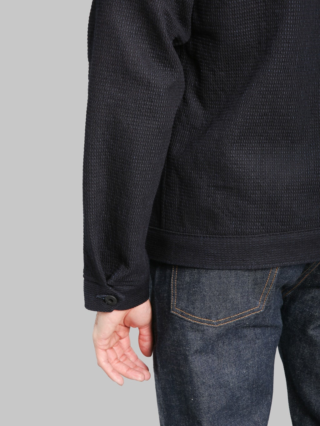 Rogue Territory Sashiko Waffle Indigo Ranger Jacket - Redcast Heritage Co.