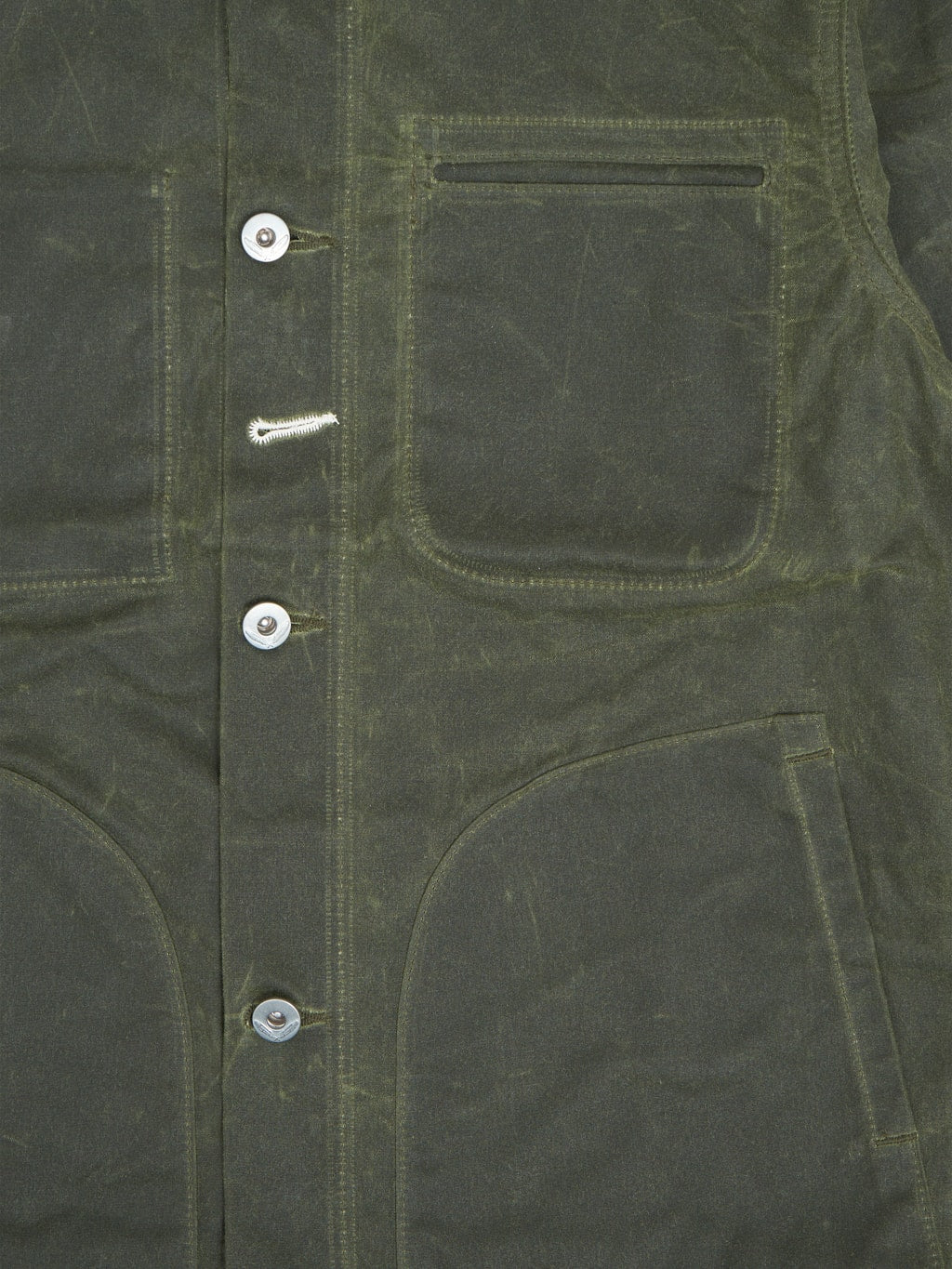 rogue territory waxed canvas supply jacket olive ridgeline chest pockets