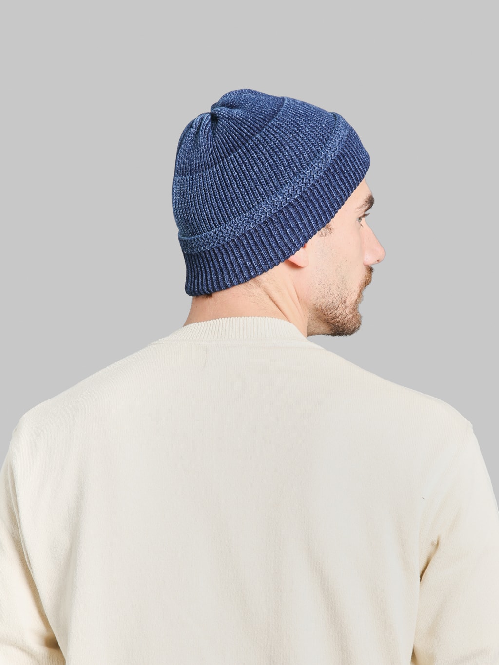 ROTOTO Indigo Mil Watch Cap Dark Indigo