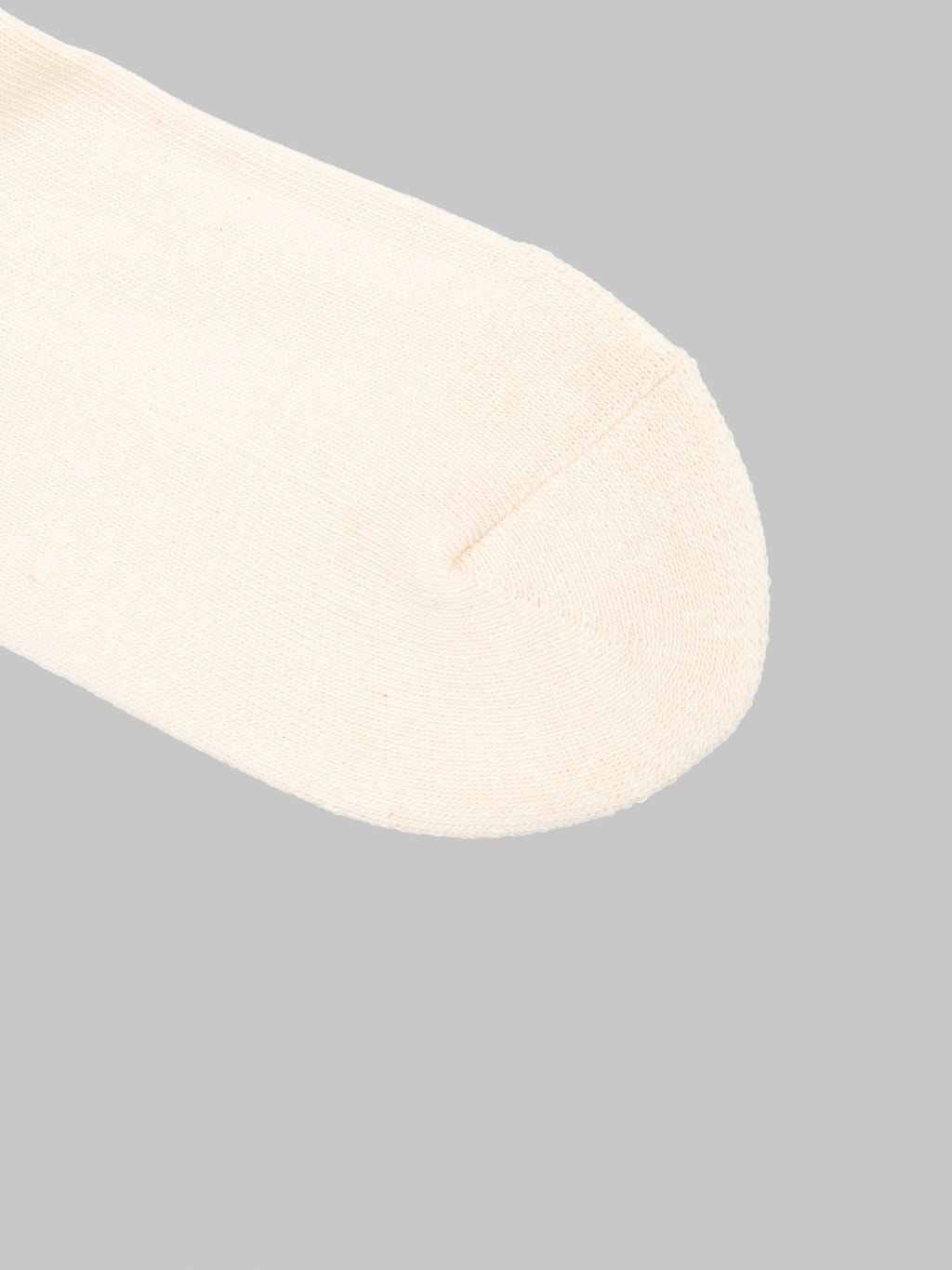 ROTOTO Organic Cotton Daily 3 Pack Ribbed Crew Socks Ecru