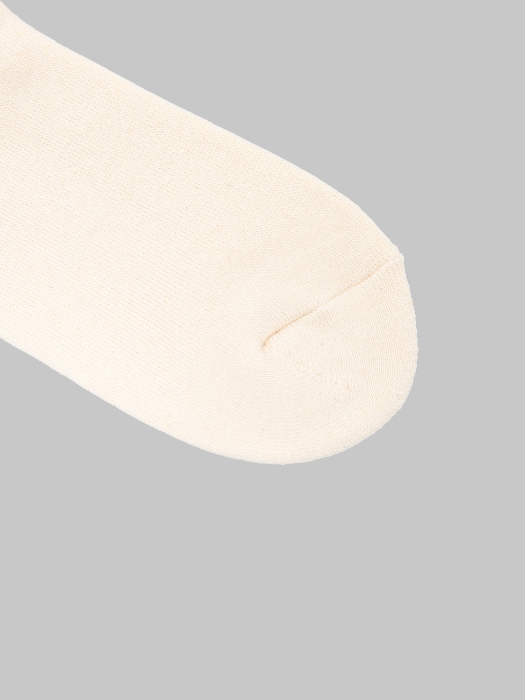 ROTOTO Organic Cotton Daily 3 Pack Ribbed Crew Socks Ecru