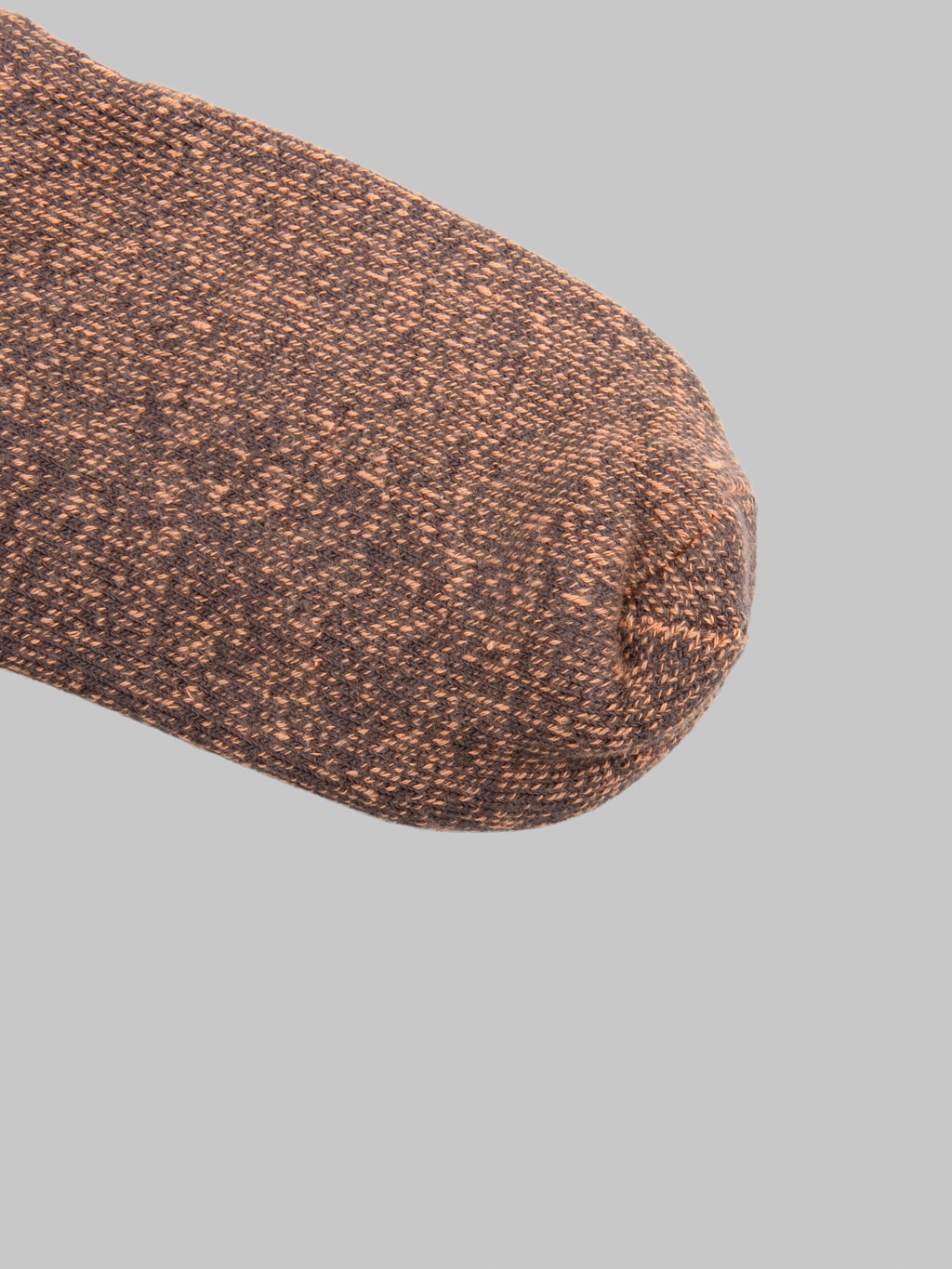 ROTOTO Reversible Pile Socks Faded Black/Light Orange