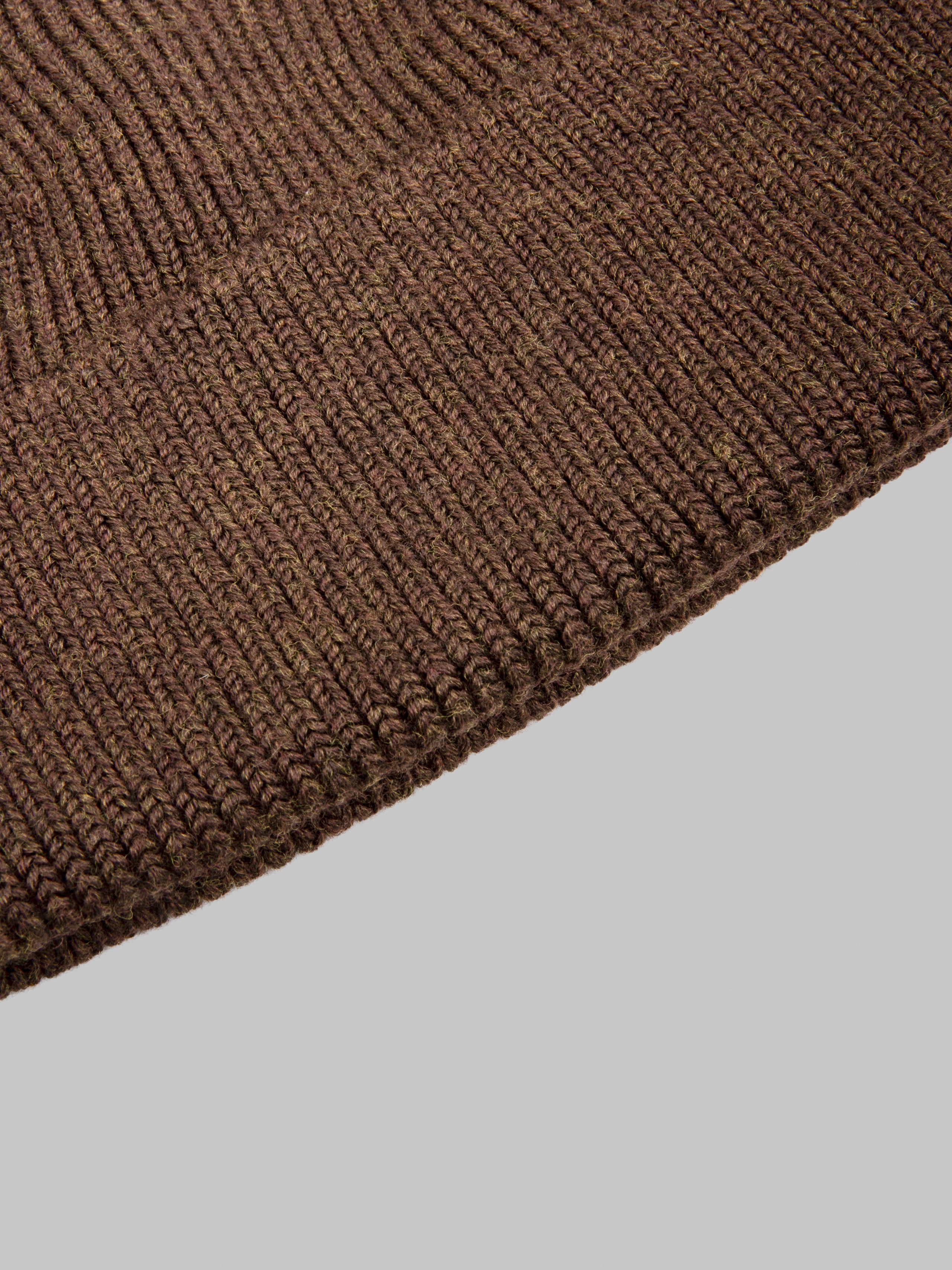 ROTOTO Washable Merino Seamless Beanie Brown