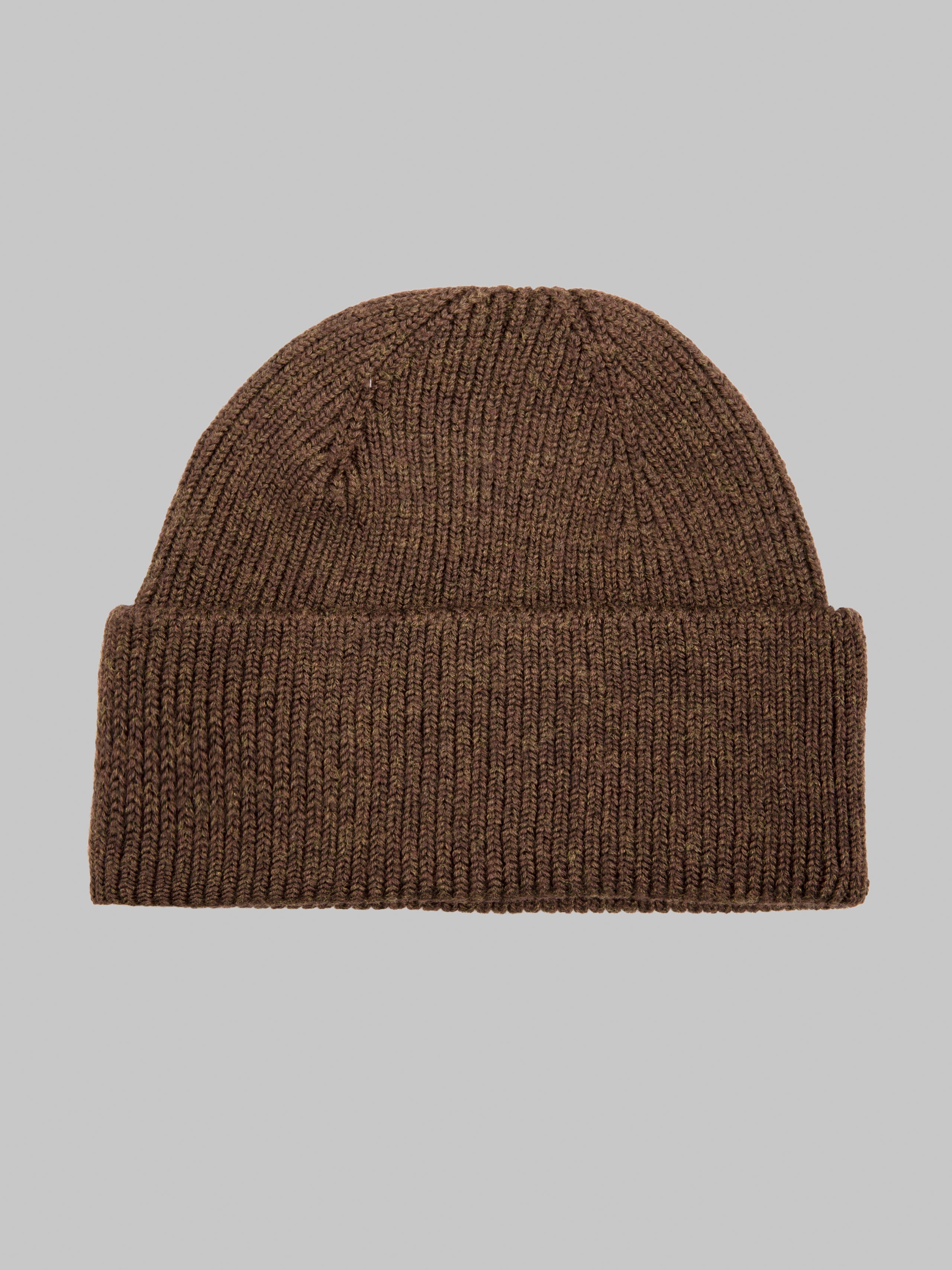 ROTOTO Washable Merino Seamless Beanie Brown