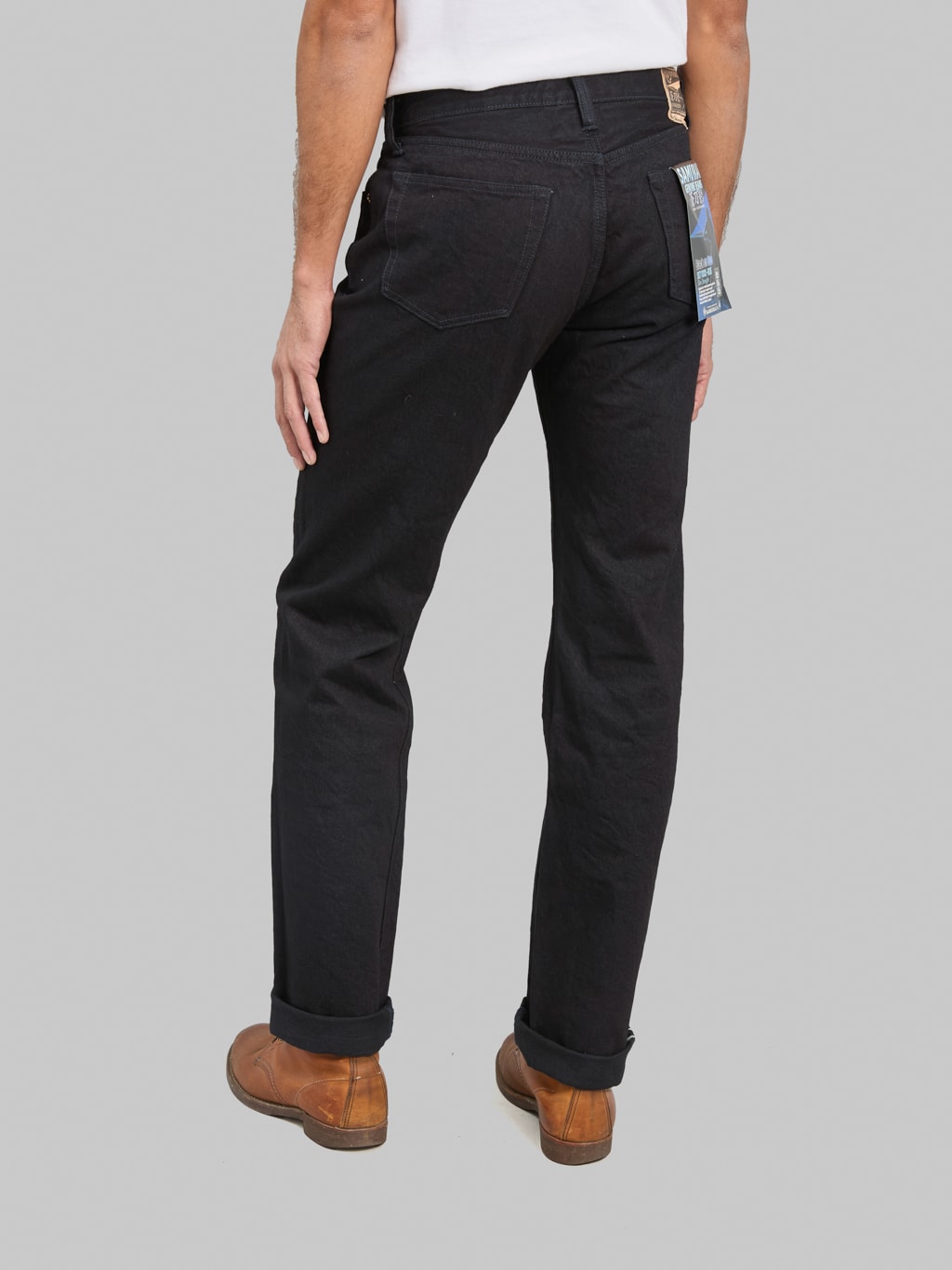 Samurai Jeans S0710XX-BOB 15oz "Aoki Tachikage" Black On Blue Slim Straight Jeans