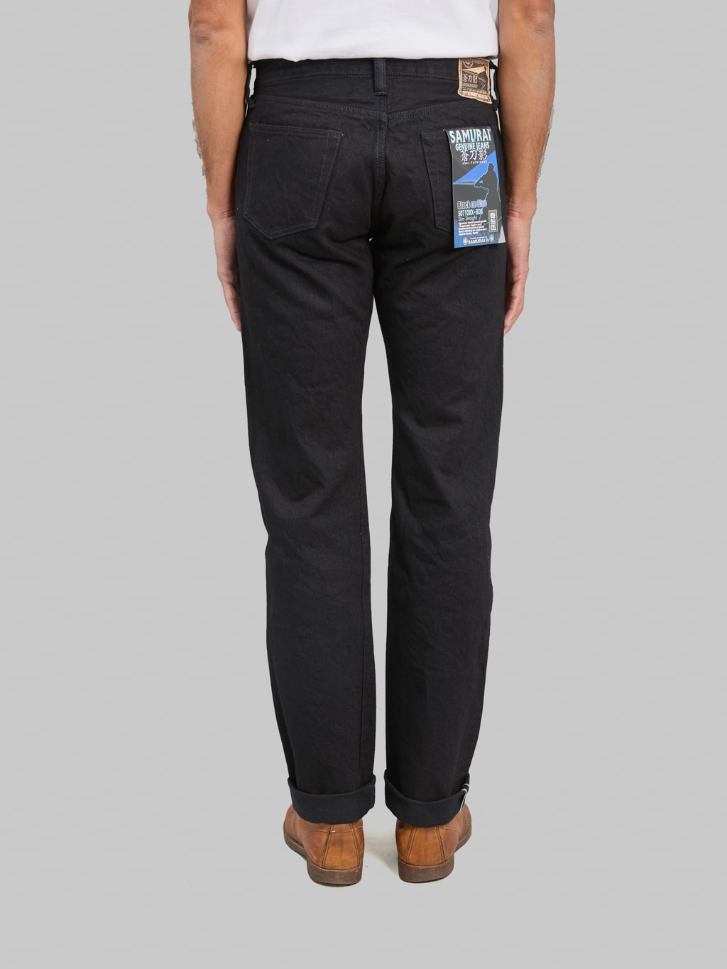 Samurai Jeans S0710XX-BOB 15oz "Aoki Tachikage" Black On Blue Slim Straight Jeans