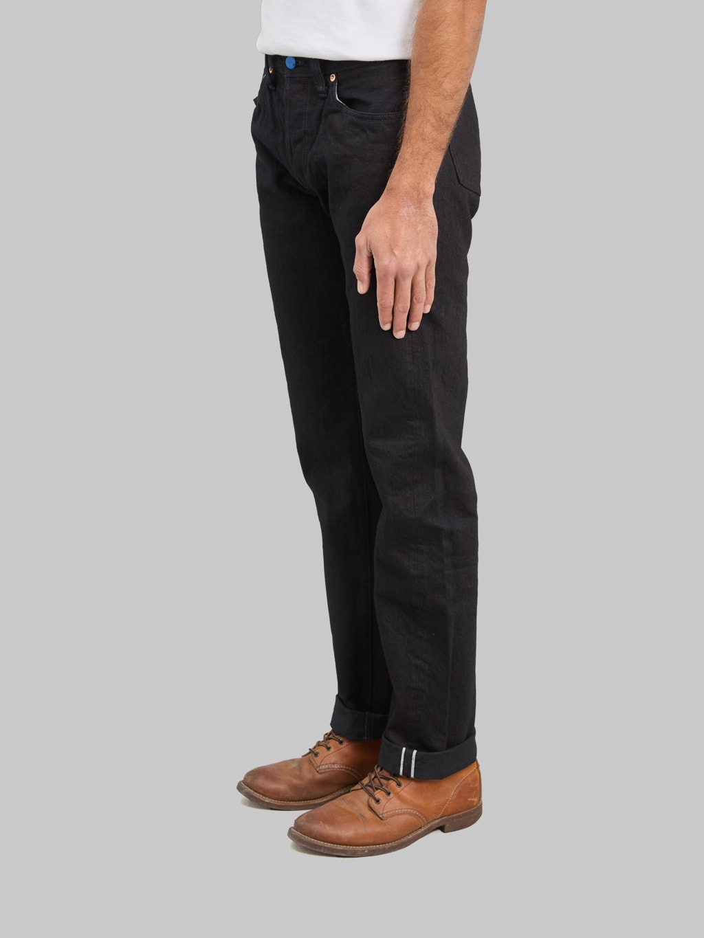 Samurai Jeans S0710XX-BOB 15oz "Aoki Tachikage" Black On Blue Slim Straight Jeans