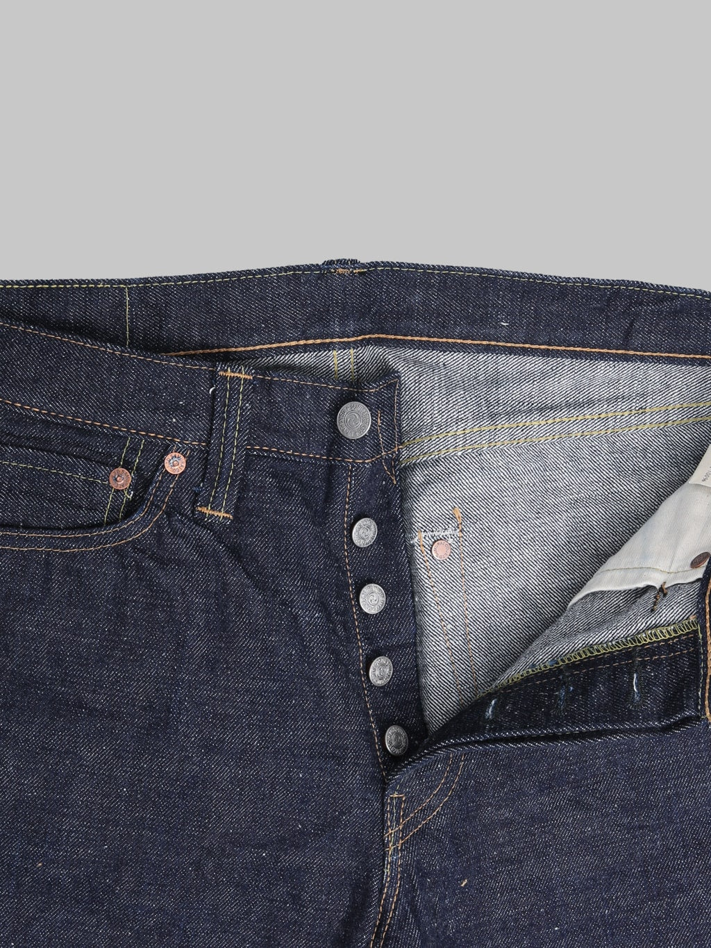 Samurai Jeans S510HXII Samurai Cotton GL3 Straight Jeans buttons