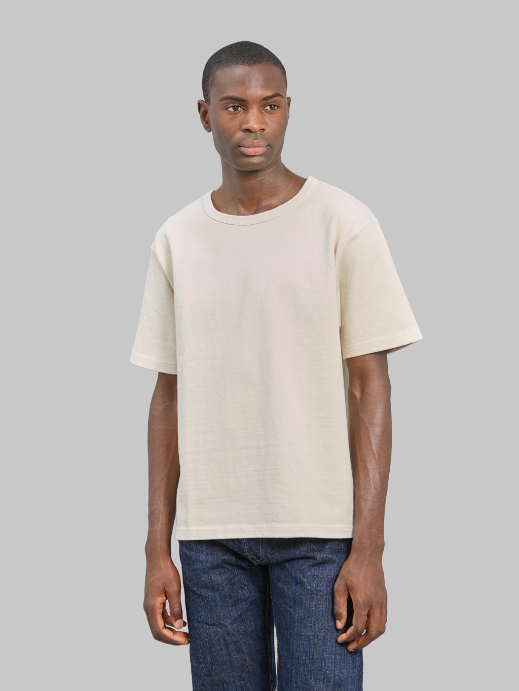 Samurai Jeans SJST-TW01 15.7oz Extra Heavy T-Shirt White