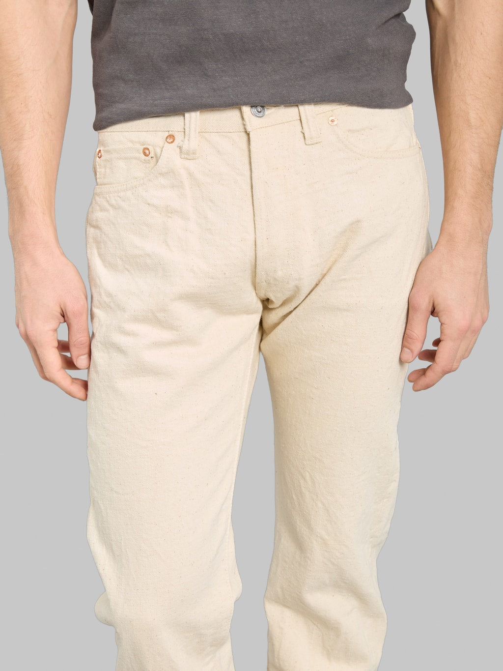 Samurai Jeans S510SC-KI Japanese Cotton Ecru 18oz Regular Straight Jeans