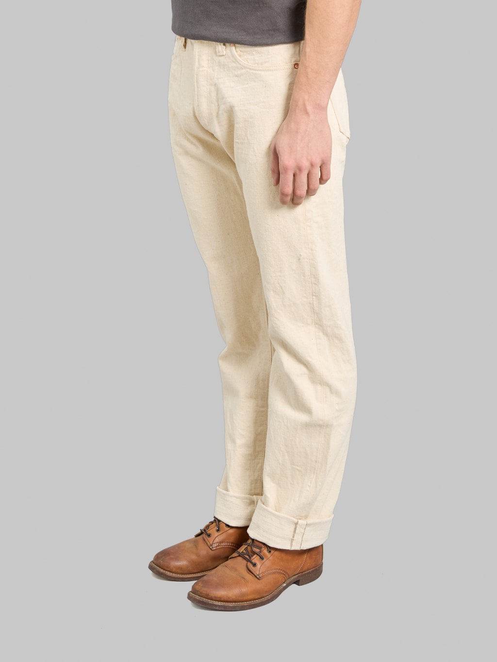 Samurai Jeans S510SC-KI Japanese Cotton Ecru 18oz Regular Straight Jeans