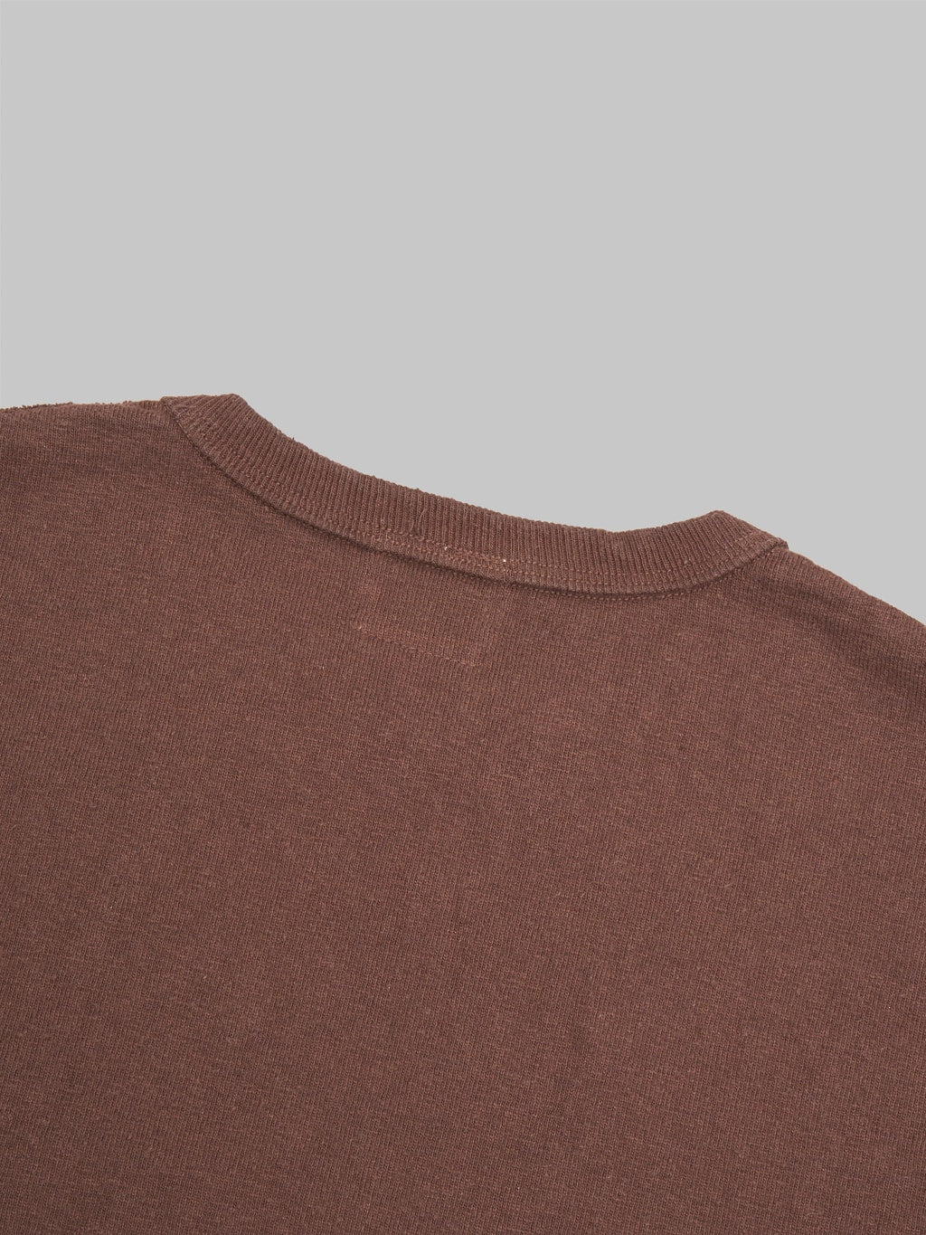 samurai jeans japanese cotton slub crew neck tshirt dark kuri fabric