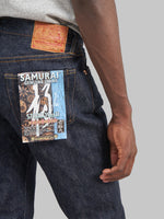 samurai jeans S710XX 19oz slim straight jeans pocket